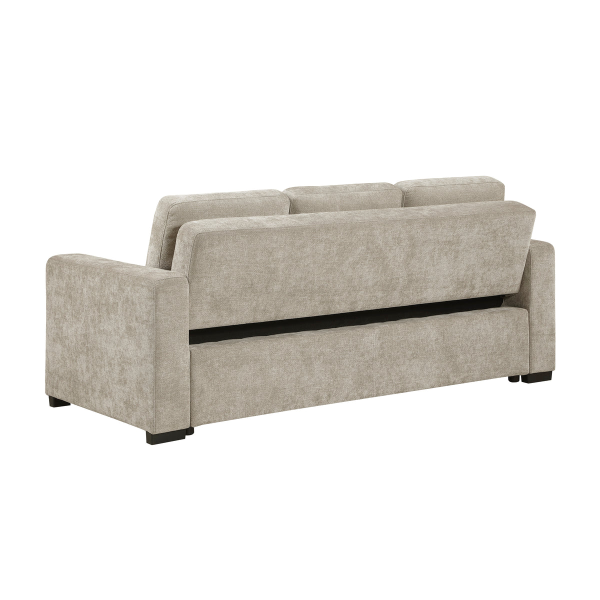 Koben Silver Convertible Sofa With Pull-out Bed - Ornate Home