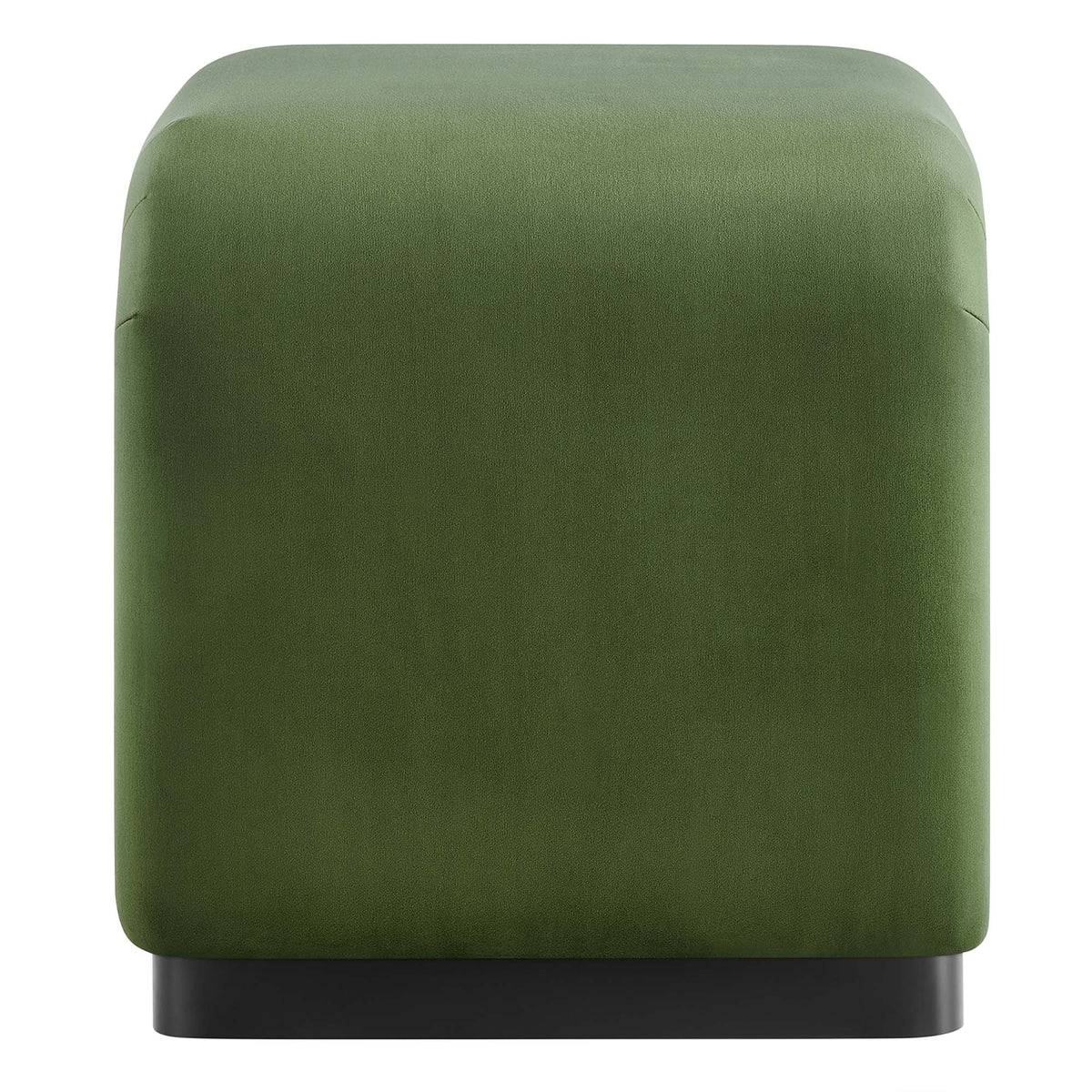 Koda Black/Moss Green Performance Velvet Waterfall Stool - Ornate Home