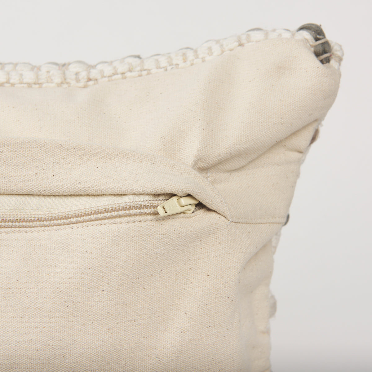 Kodi Cream 14x26 Lumbar Pillow Cover with Down Filler (Set of 2) - Ornate Home