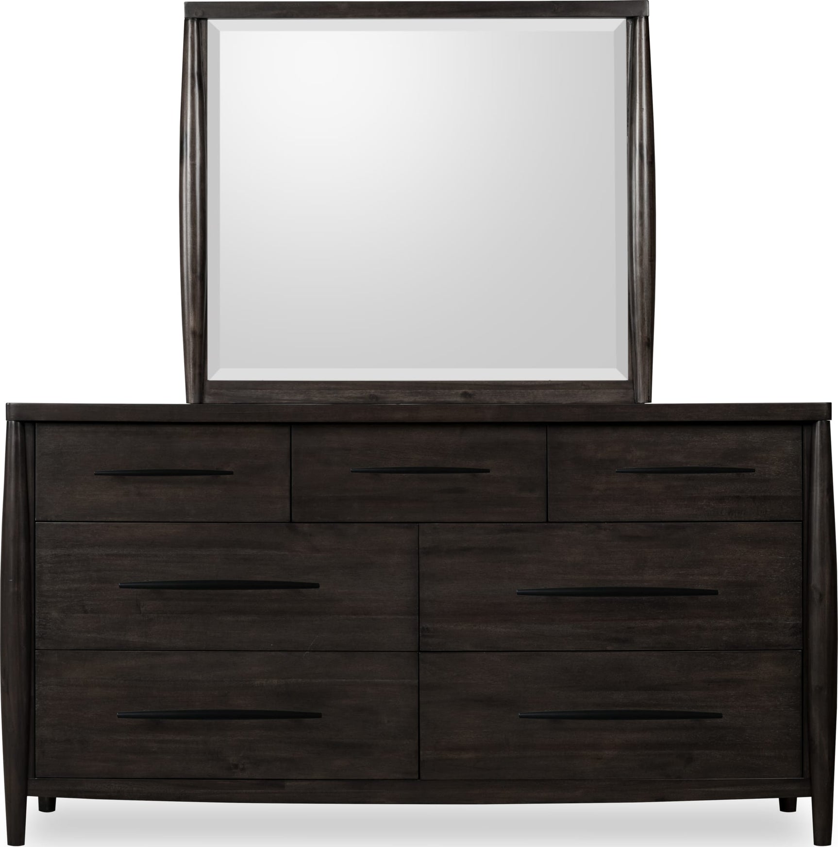 Koko Minx Beveled Glass Wall or Dresser Mirror - Ornate Home