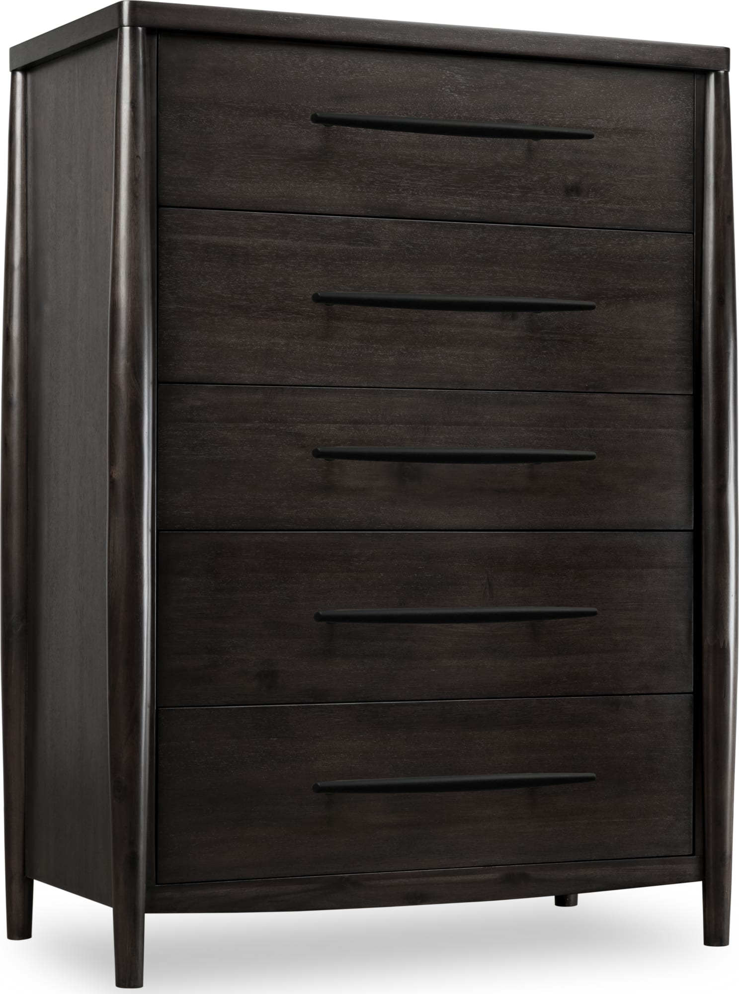 Koko Minx Five Drawer Acacia Wood Chest - Ornate Home