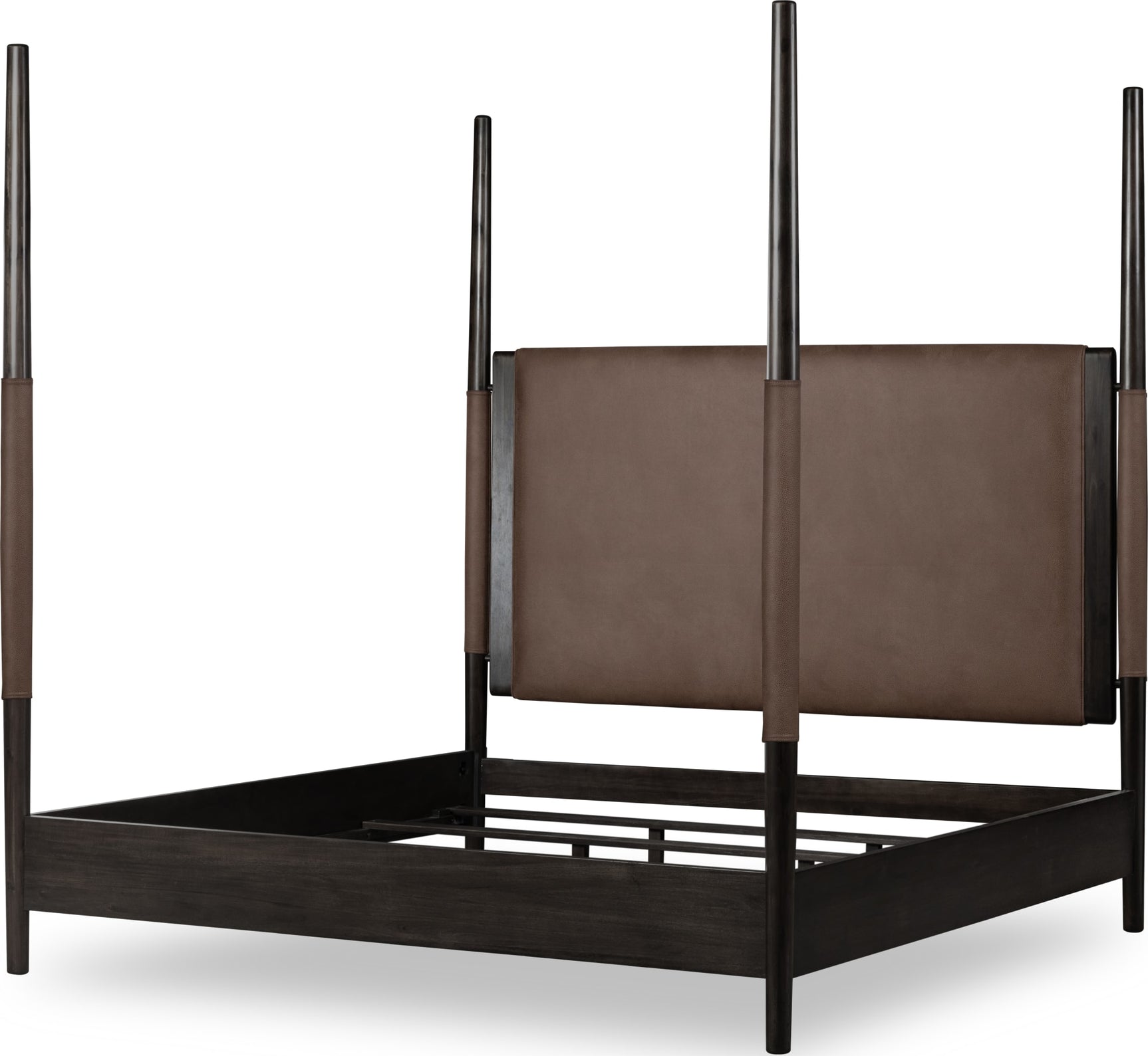 Koko Minx Queen Upholstered Poster Bed - Ornate Home