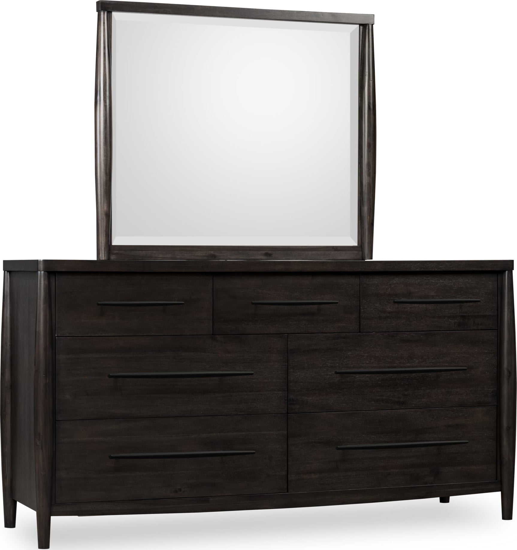 Koko Minx Seven Drawer Acacia Wood Dresser - Ornate Home