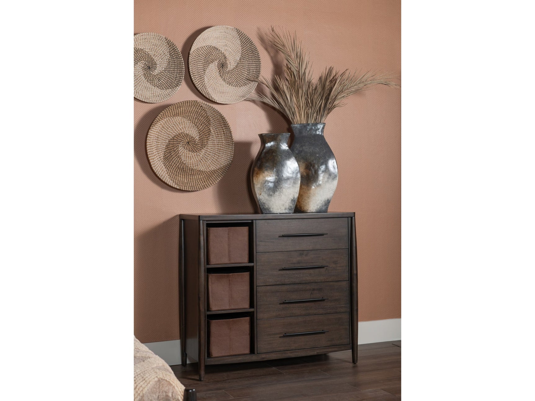 Koko Minx Sweater Chest with Storage Bins - Ornate Home