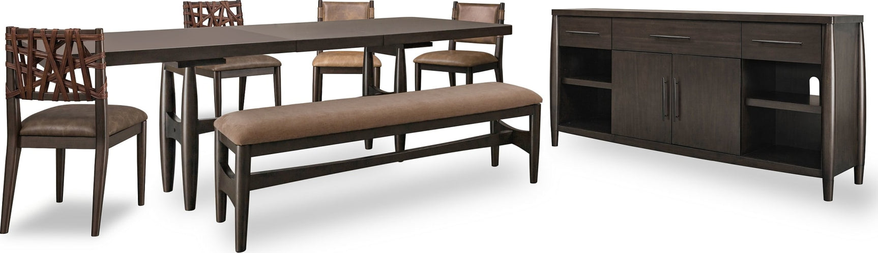 Koko Minx Synthetic Leather Dining Chair (Set of 2) - Ornate Home