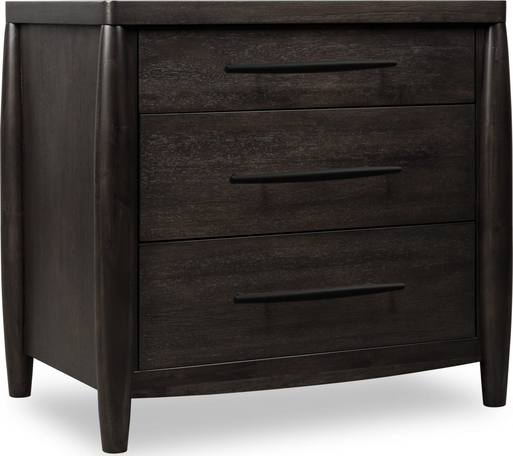 Koko Minx Three Drawer Nightstand with Cord Management - Ornate Home