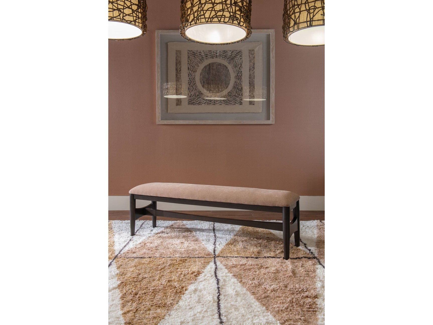 Koko Minx Upholstered Dining Bench - Ornate Home