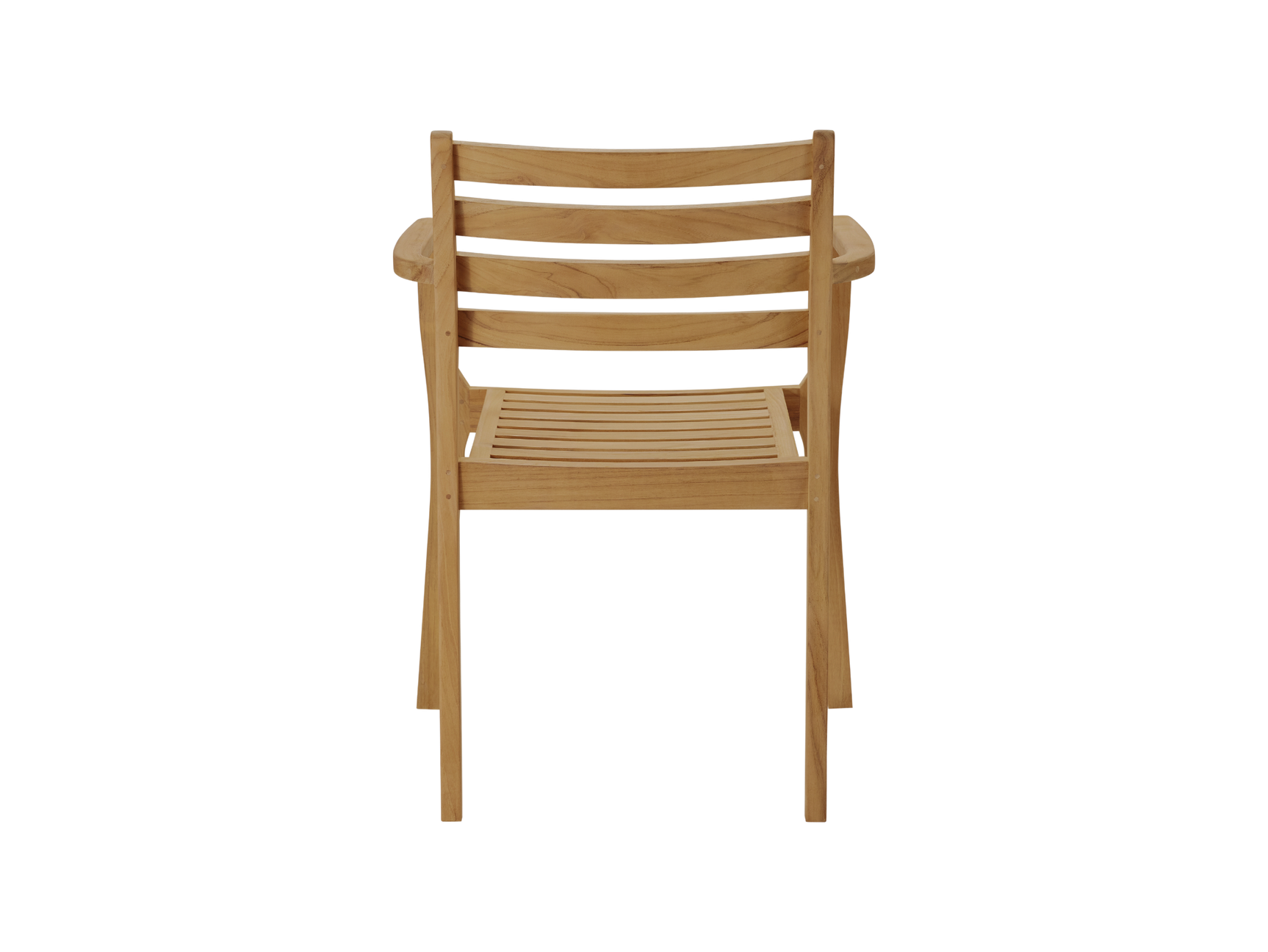 Kolding Teak Outdoor Dining Stacking Armchair (Set of 4) - Ornate Home