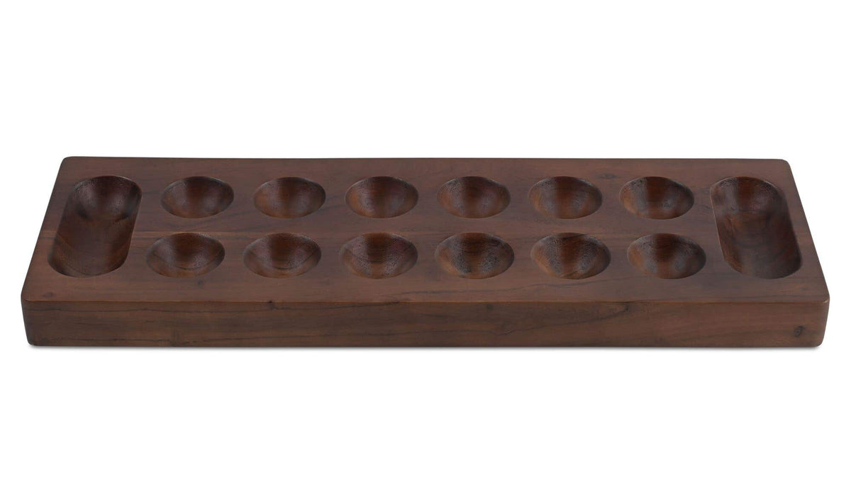 Komi Brown Mancala Board - Ornate Home