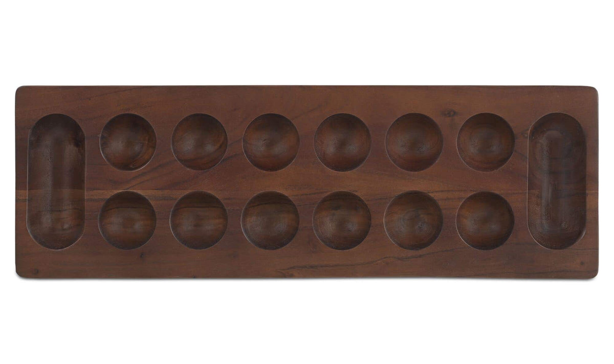 Komi Brown Mancala Board - Ornate Home