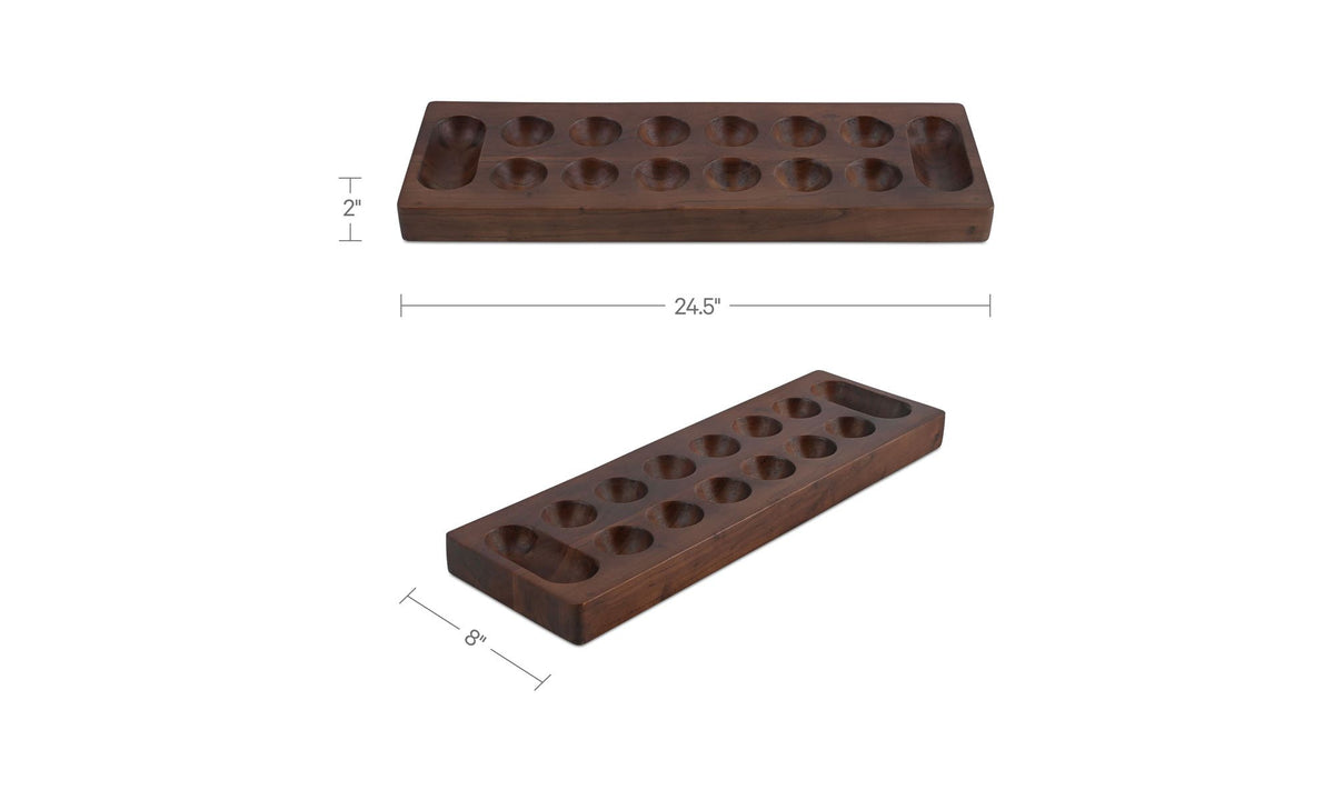 Komi Brown Mancala Board - Ornate Home