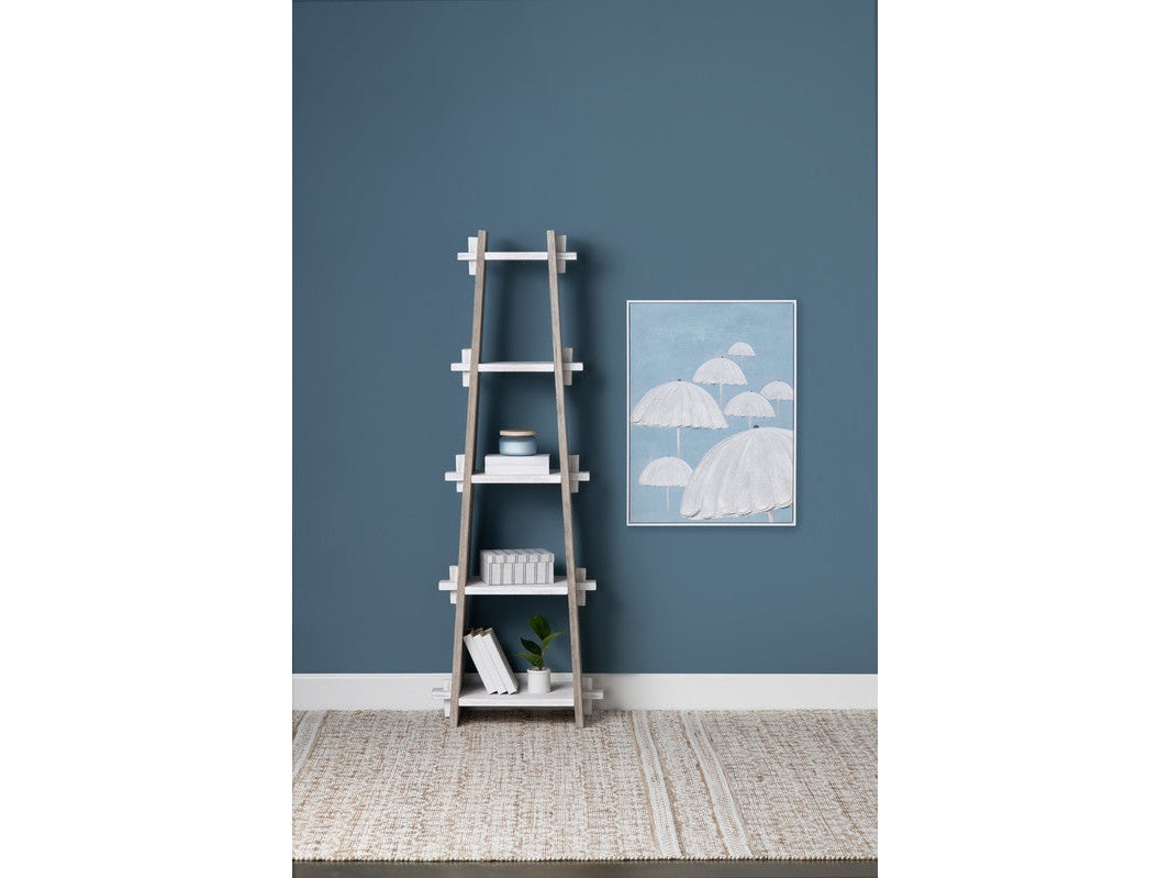 Kona Beach White/Tan Etagere - Ornate Home