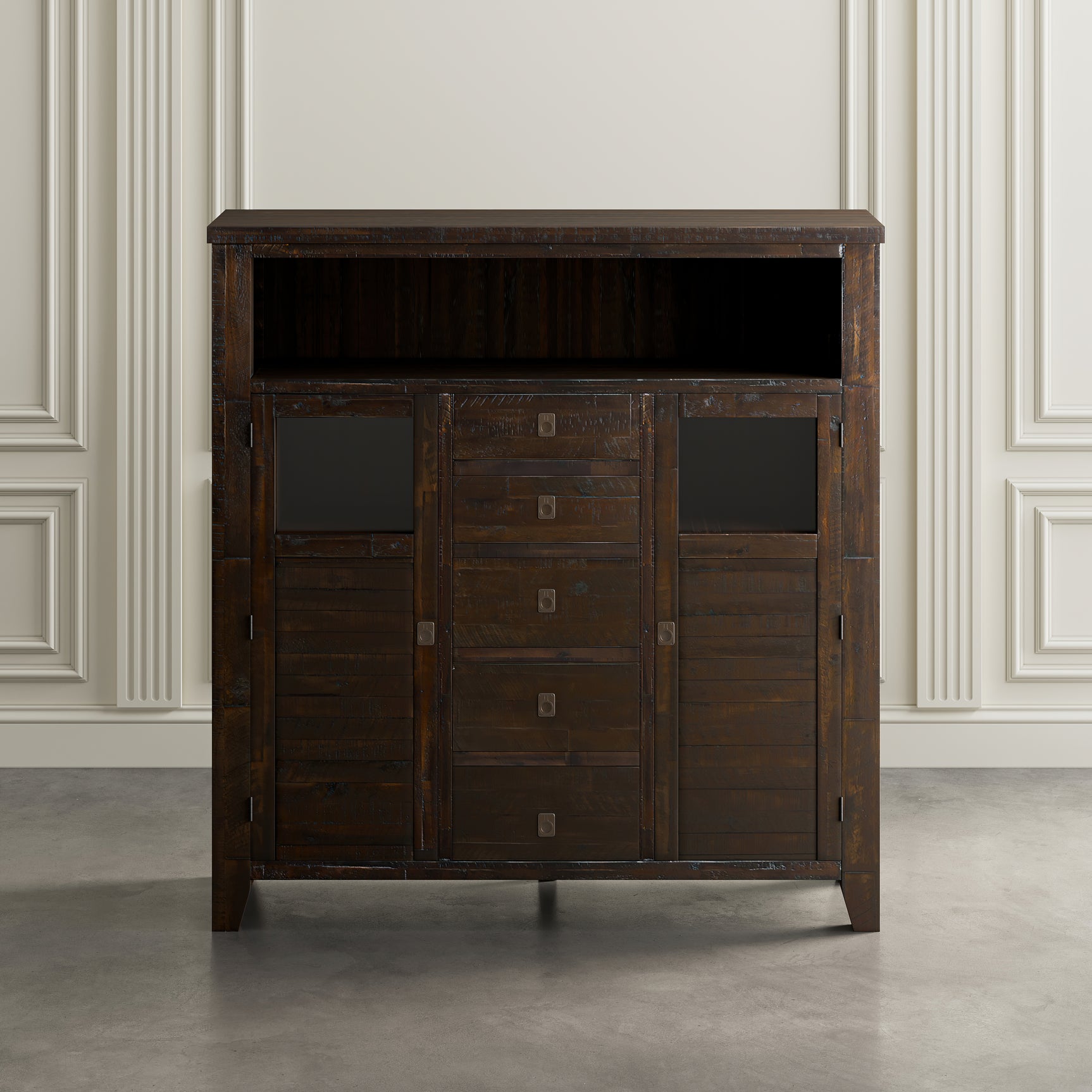 Kona Grove Brown Cabinet - Ornate Home