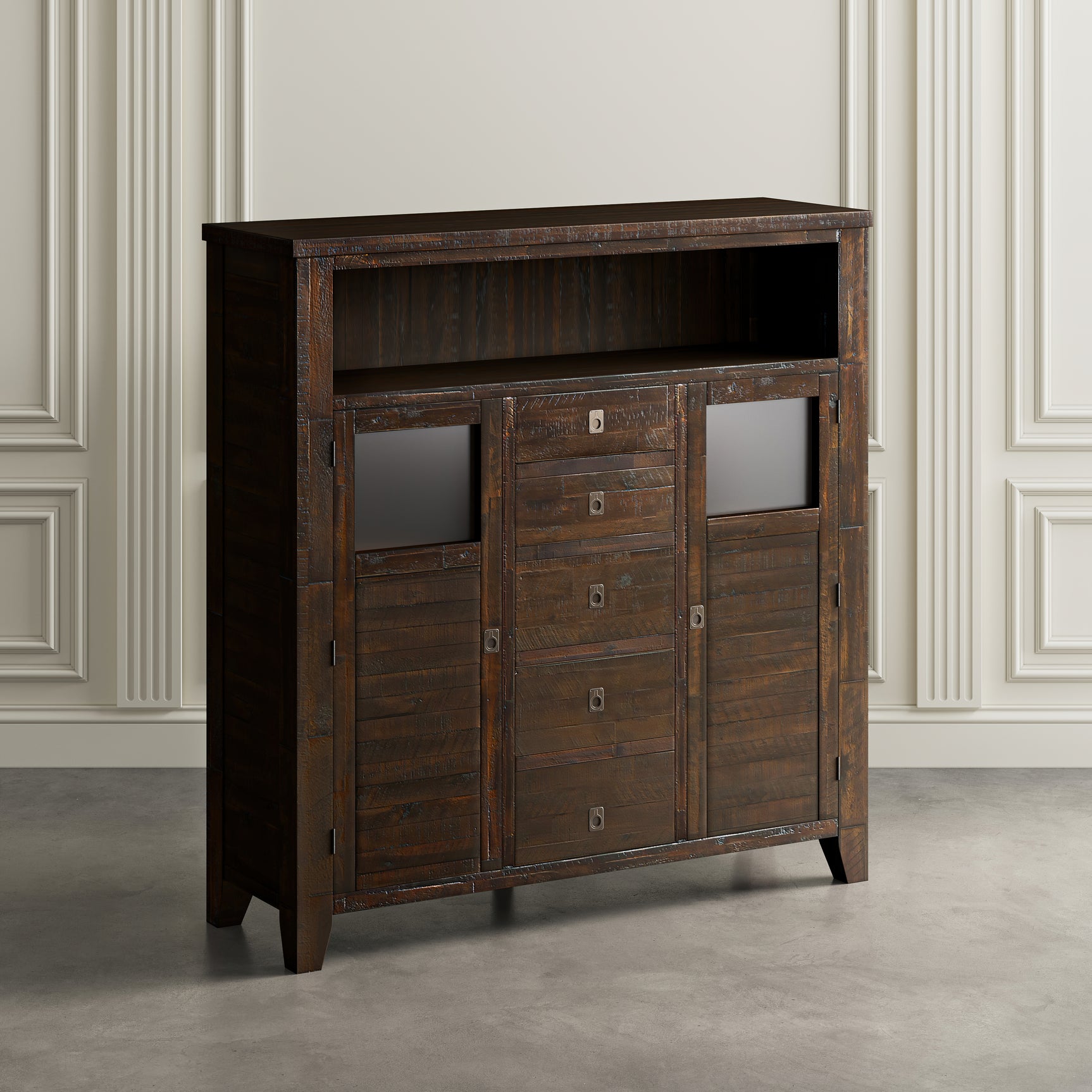 Kona Grove Brown Cabinet - Ornate Home