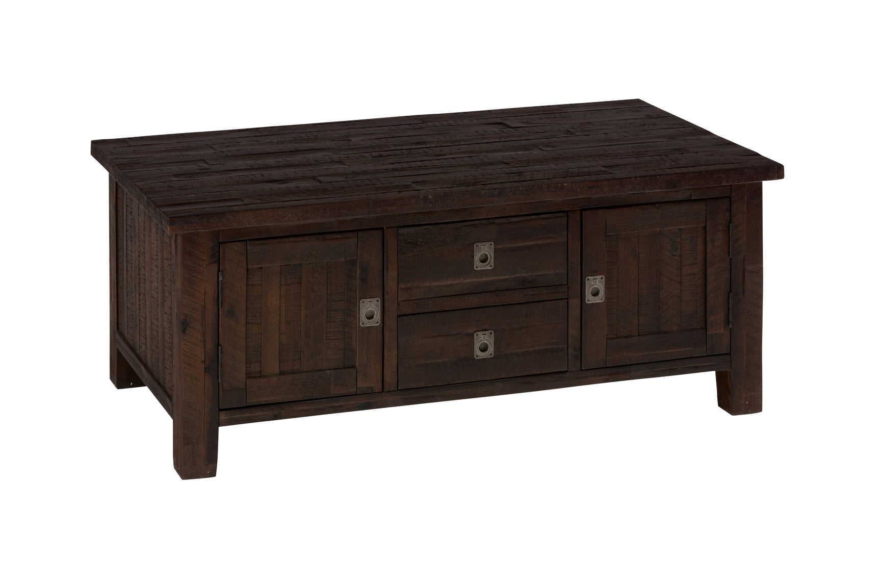 Kona Grove Dark Brown Box Cocktail Table - Ornate Home