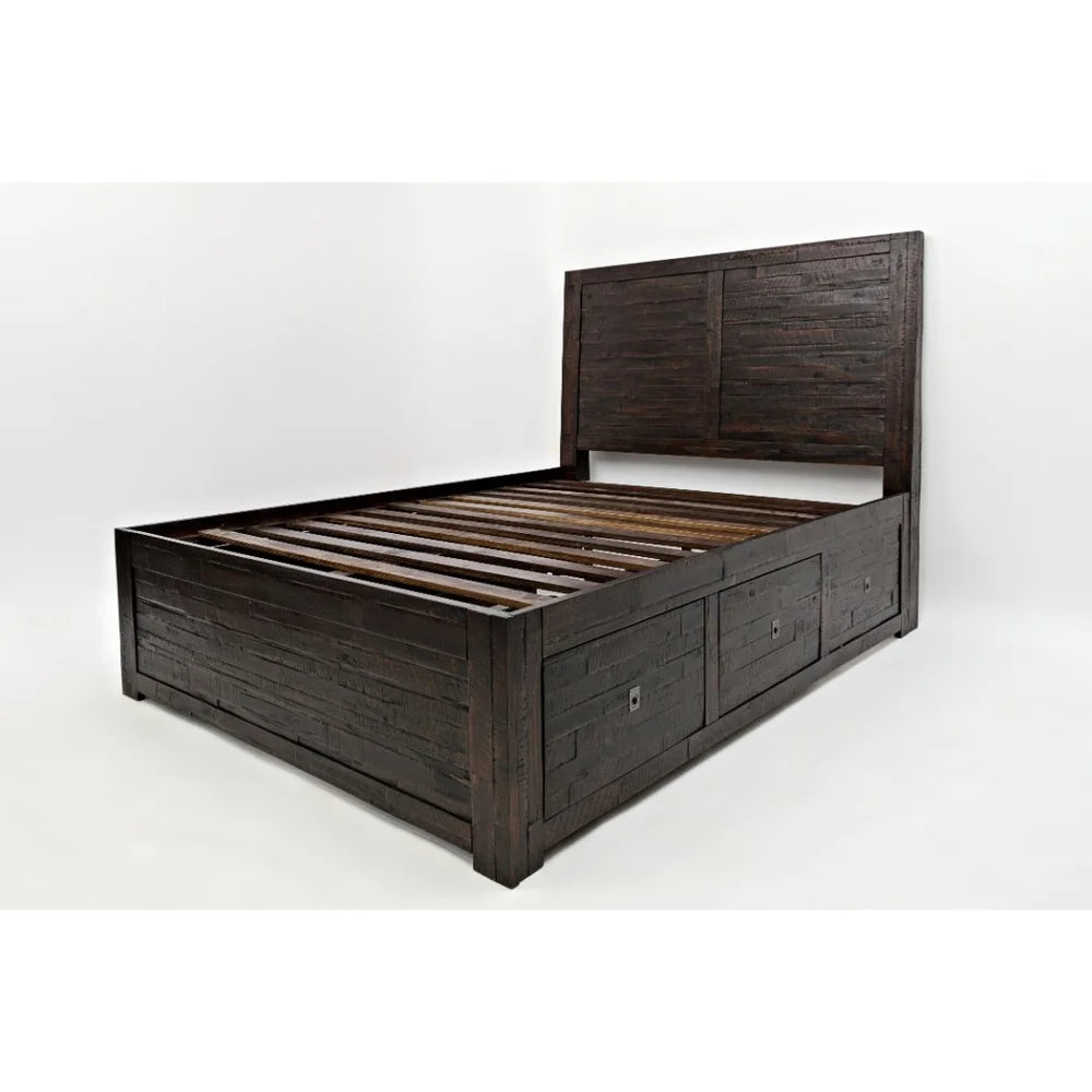 Kona Grove Dark Brown Queen Storage Bed - Ornate Home