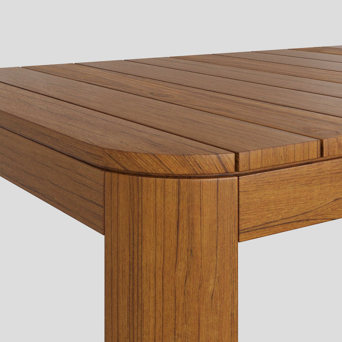 Kona Natural 47 Inch Outdoor Teak Wood Coffee Table - Ornate Home