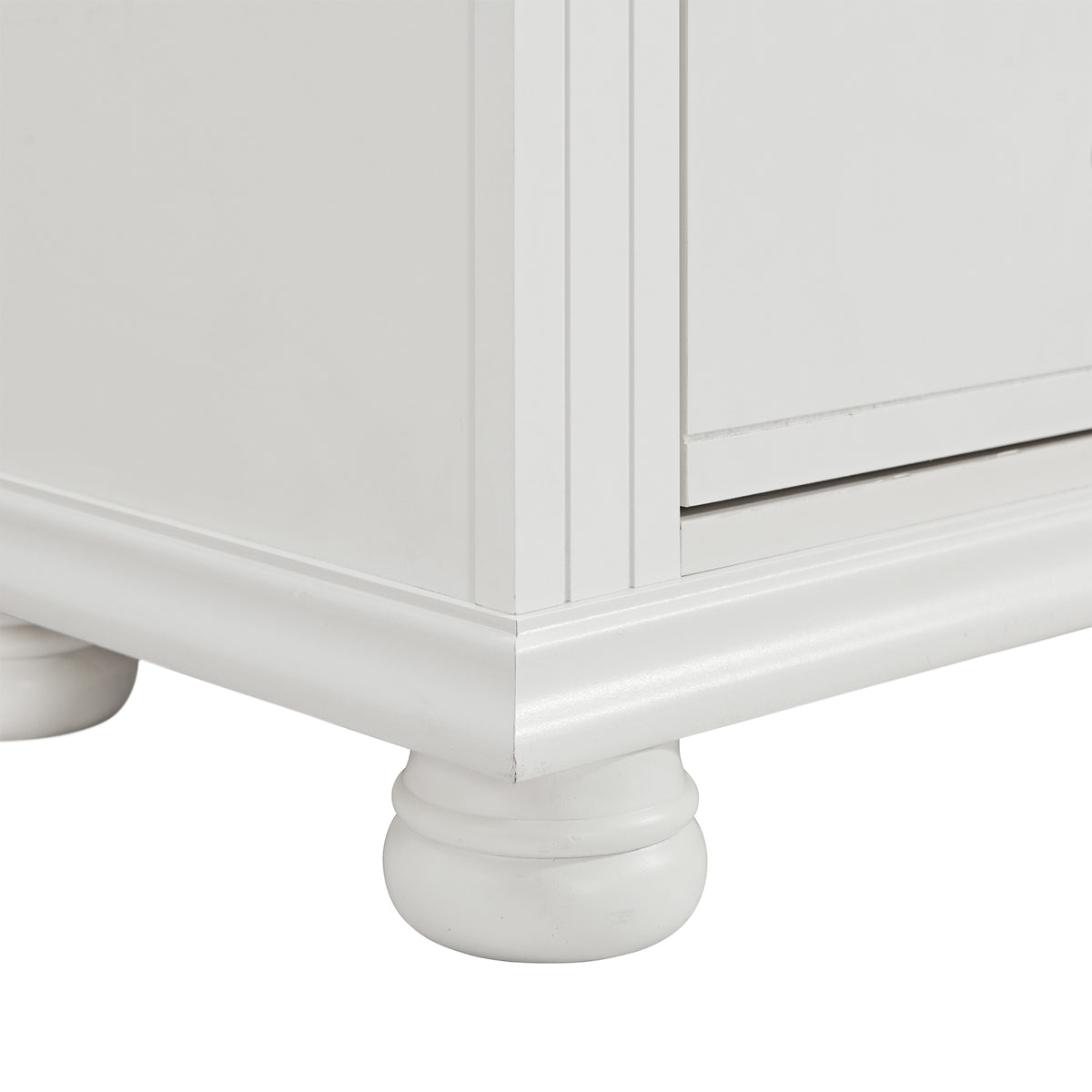 Kona White 5-Piece King Panel Bedroom Set