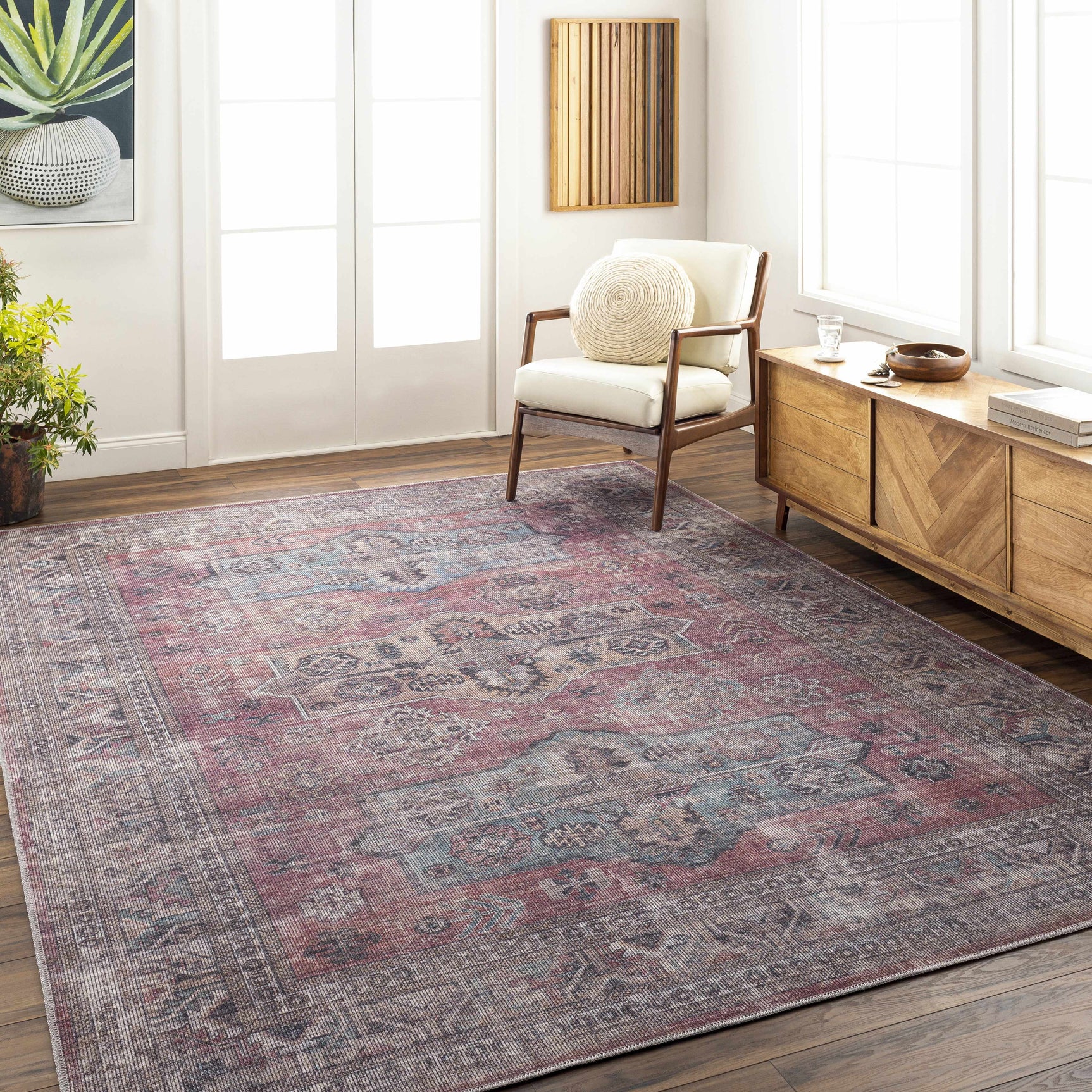 Konak Washable Area Rug - Clearance - Ornate Home