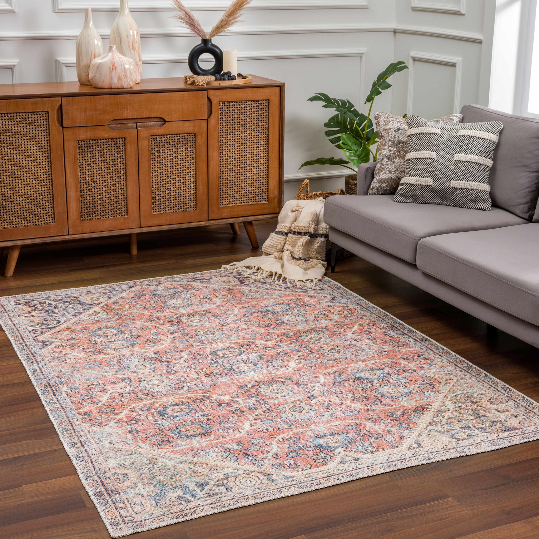 Konstantina Washable Area Rug - Clearance - Ornate Home