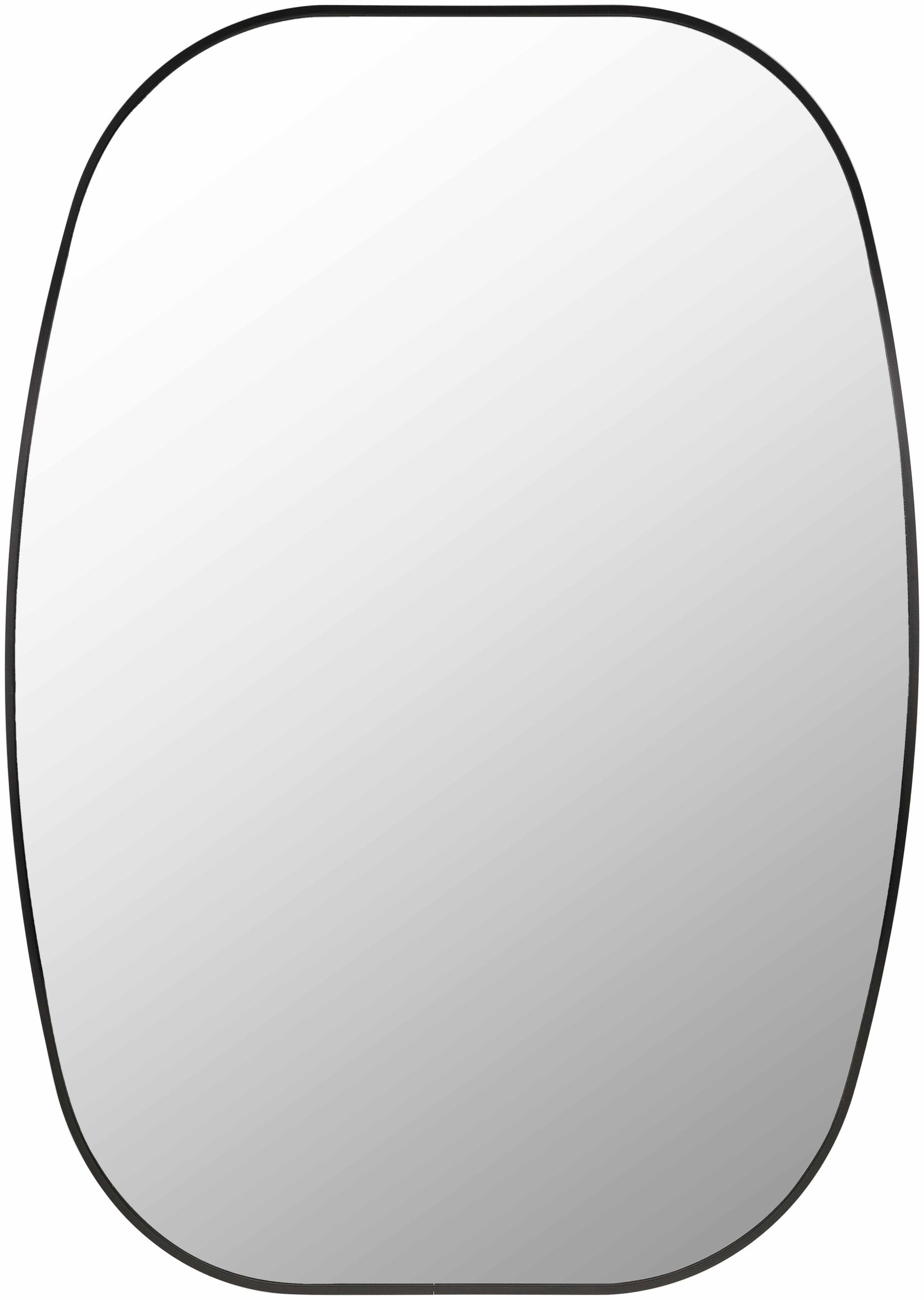 Kopparberg Black Gold Frame Round Mirror - Ornate Home