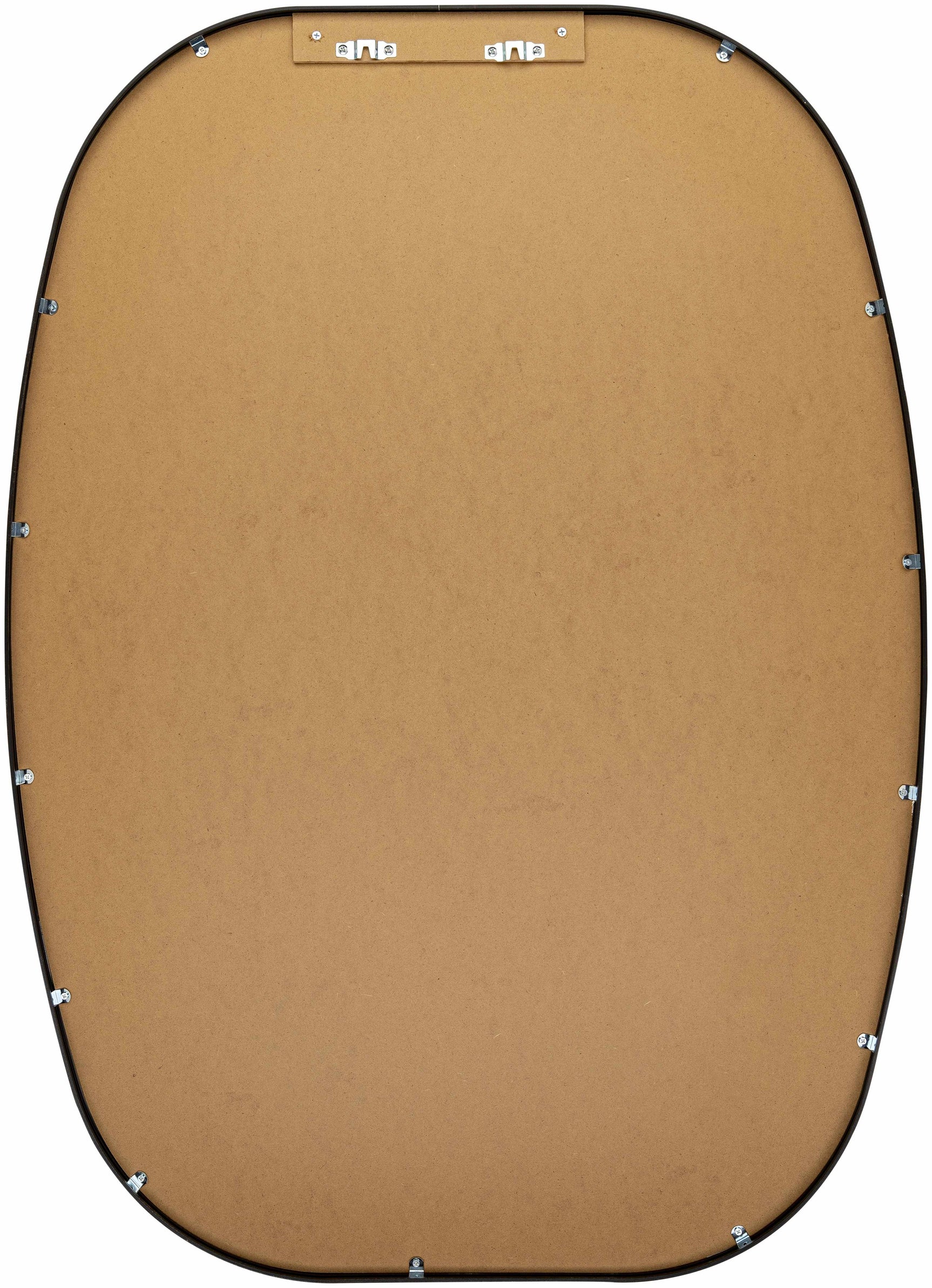 Kopparberg Black Gold Frame Round Mirror - Ornate Home