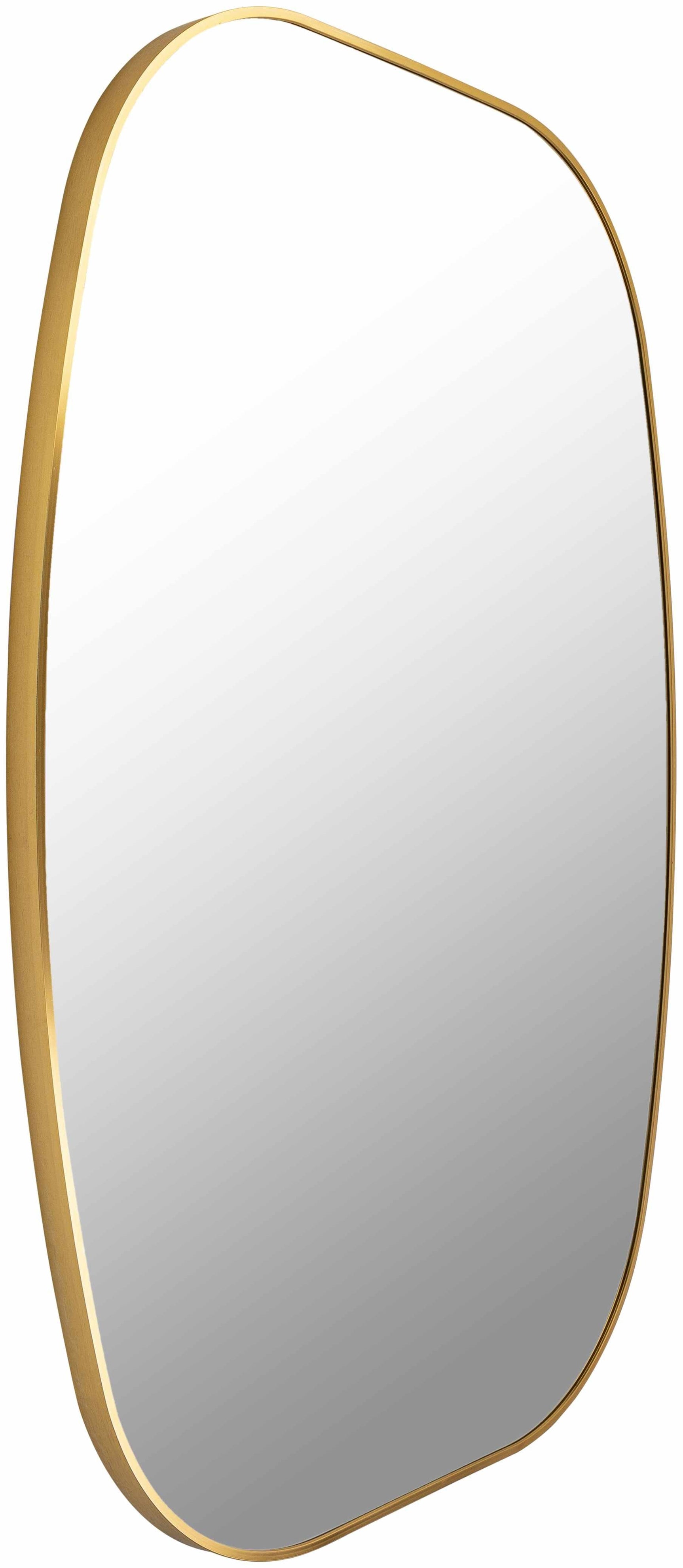 Kopparberg Gold Frame Round Mirror - Ornate Home