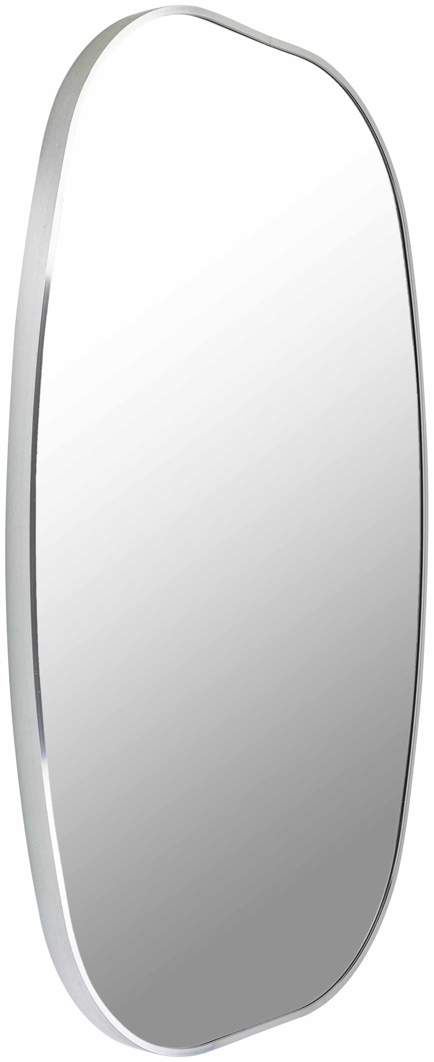 Kopparberg Metallic Silver Gold Frame Round Mirror - Ornate Home