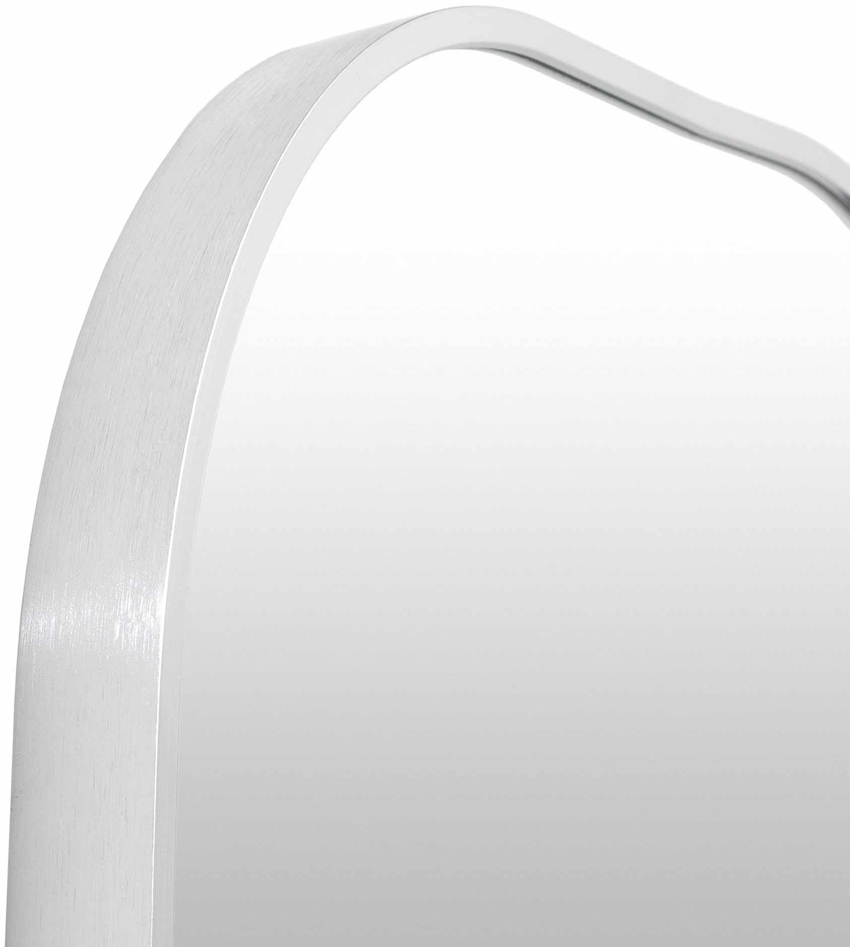 Kopparberg Metallic Silver Gold Frame Round Mirror - Ornate Home