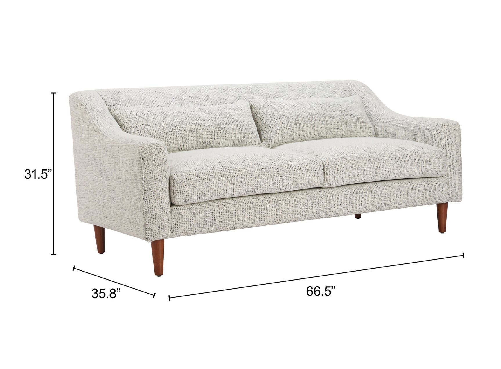 Koseli Pewter Gray Loveseat