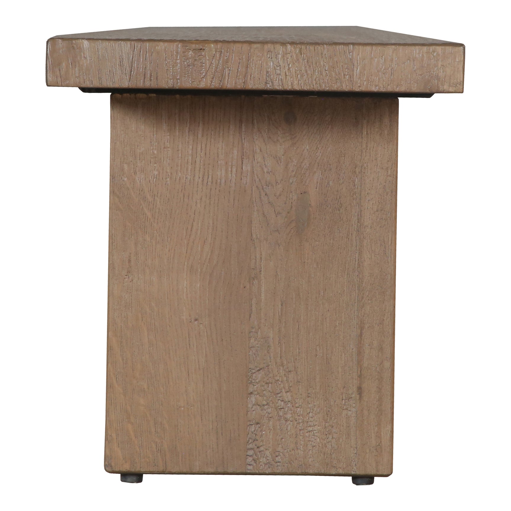 Koshi Sandblasted Amber Oak Bench - Ornate Home