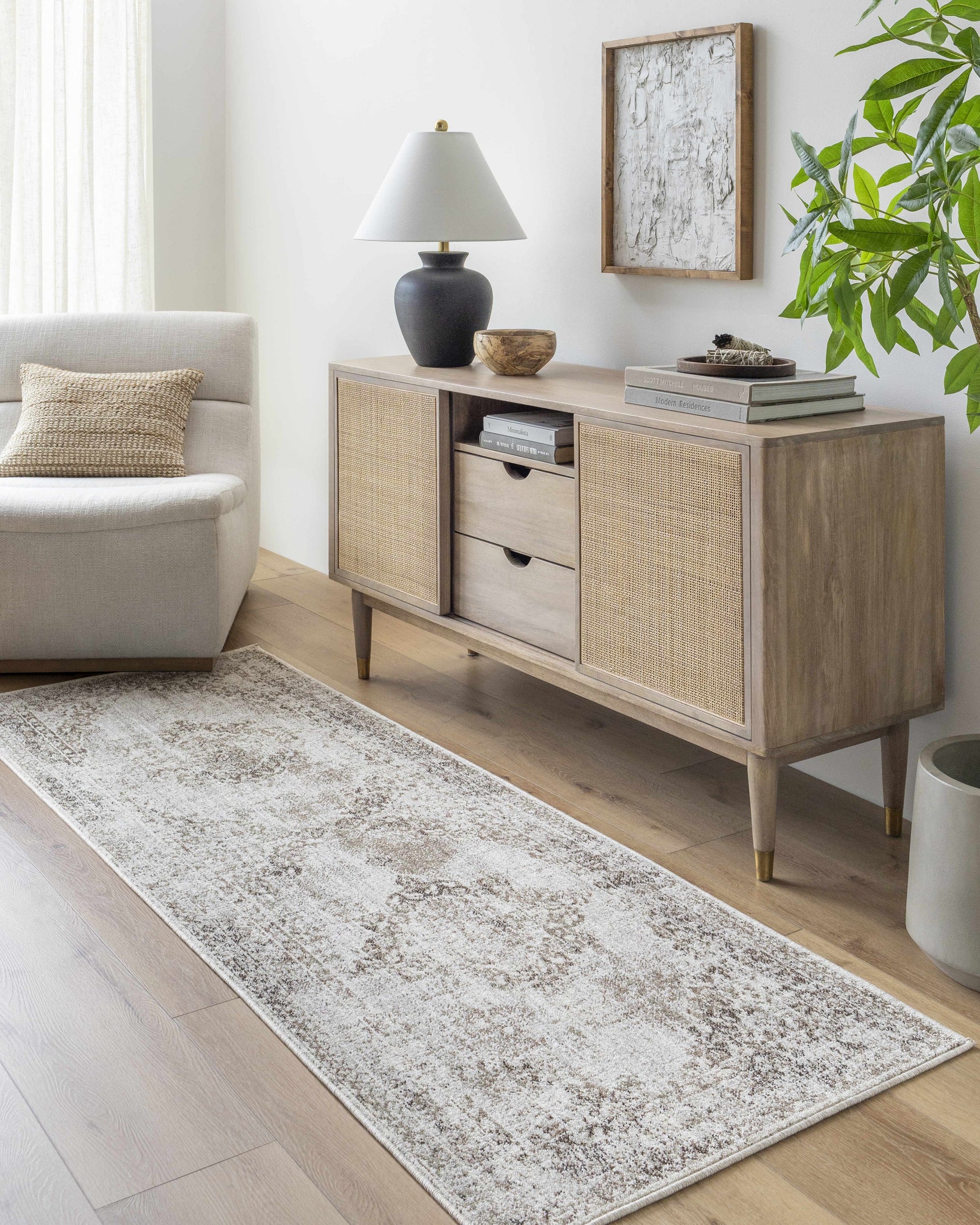 Kosta Beige Medallion Area Rug - Clearance - Ornate Home