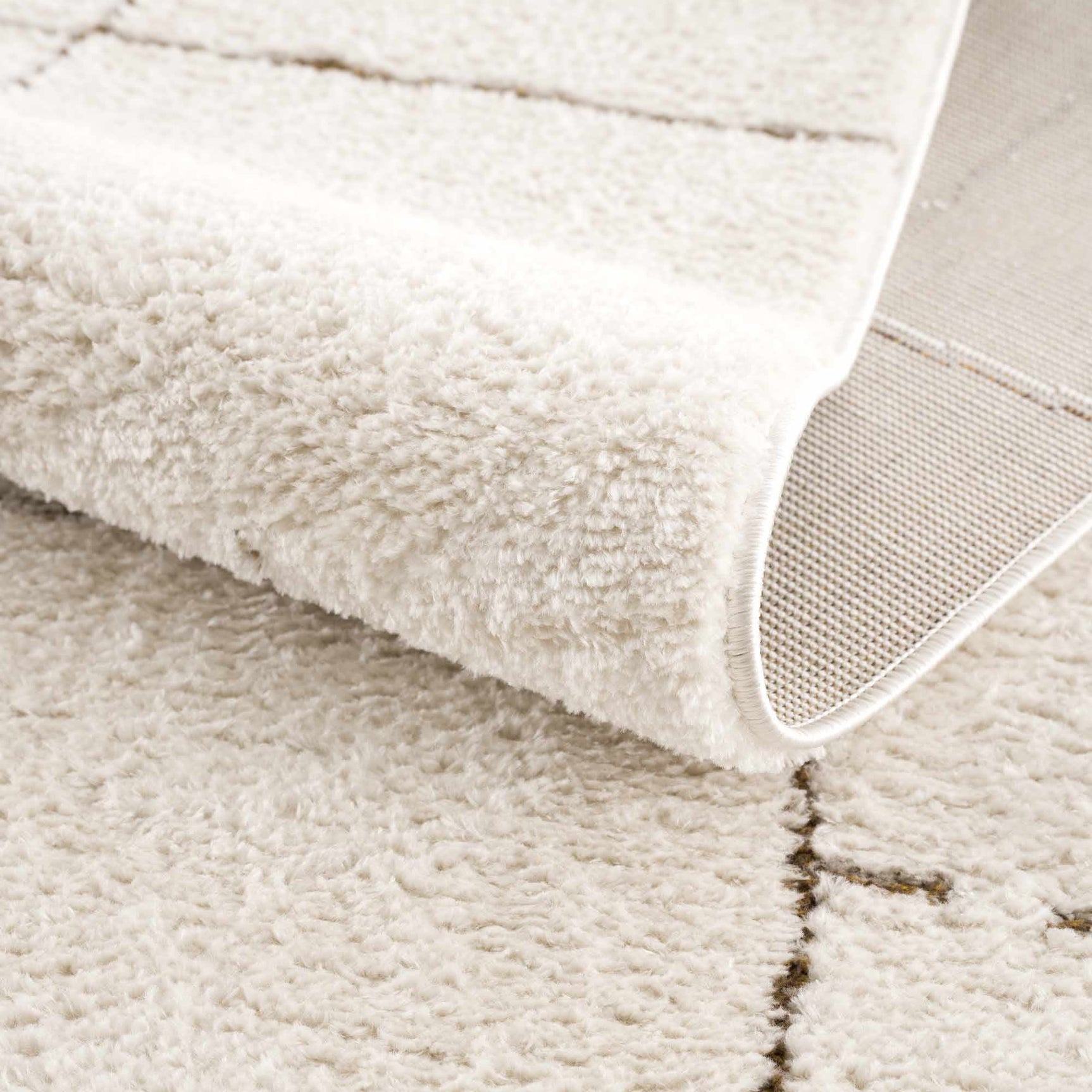 Koume Ivory & Brown Area Rug - Ornate Home