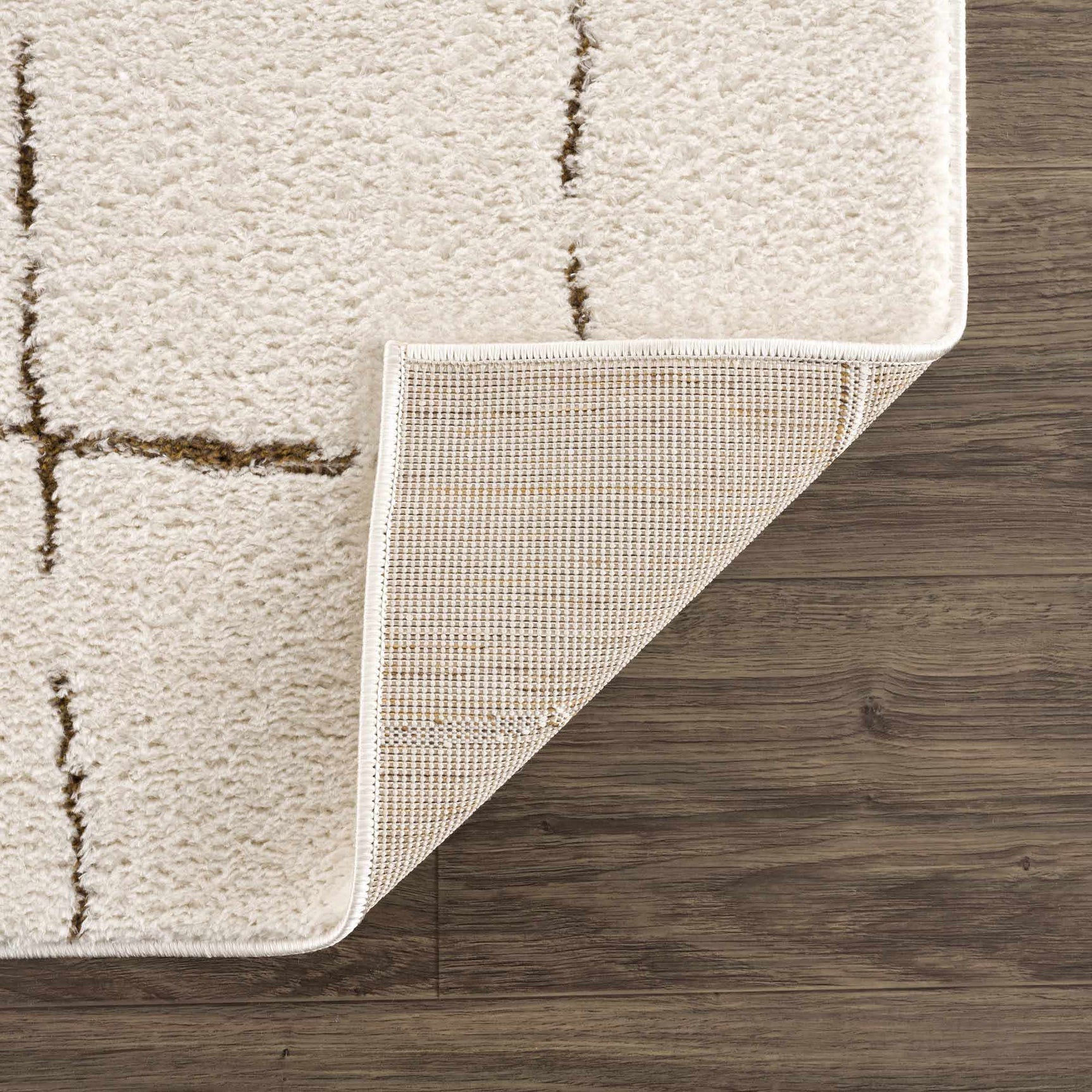 Koume Ivory & Brown Area Rug - Ornate Home