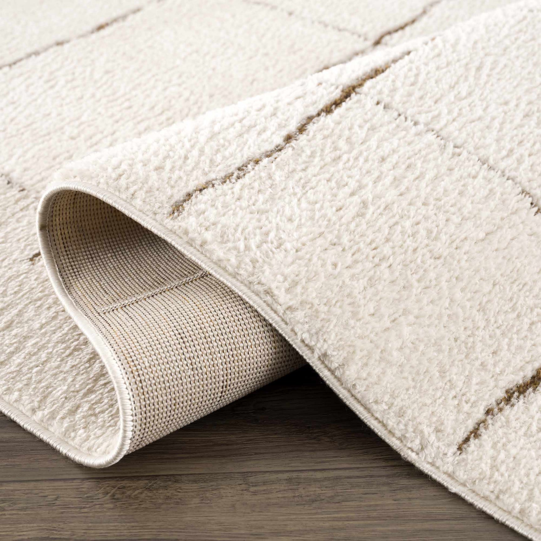 Koume Ivory & Brown Area Rug - Ornate Home