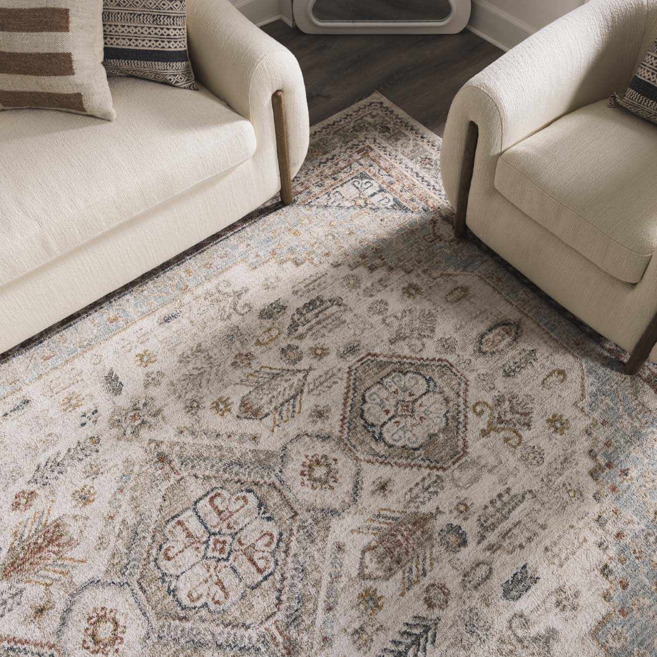 Kouta Cream Area Rug - Ornate Home