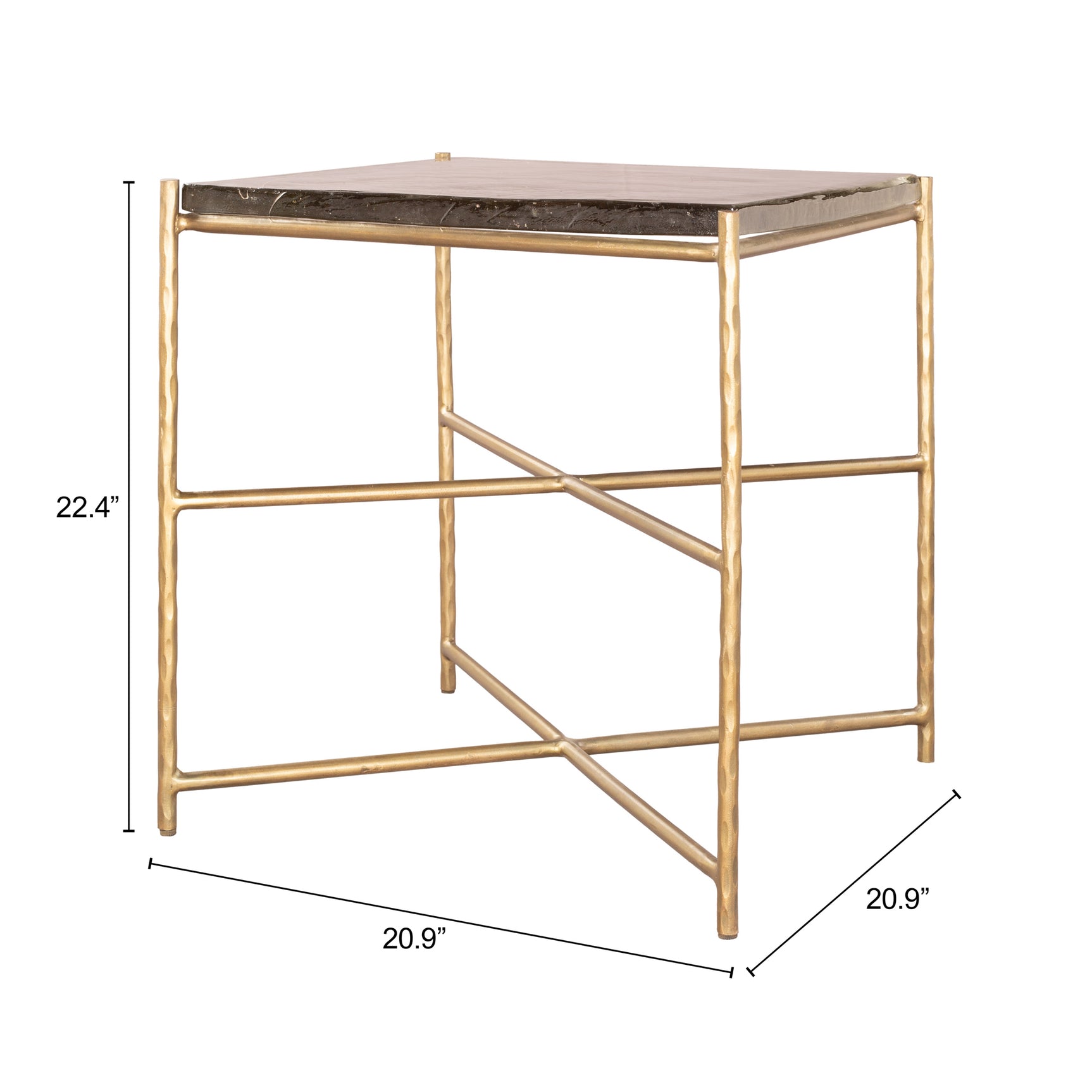 Kove Gold Side Table - Ornate Home