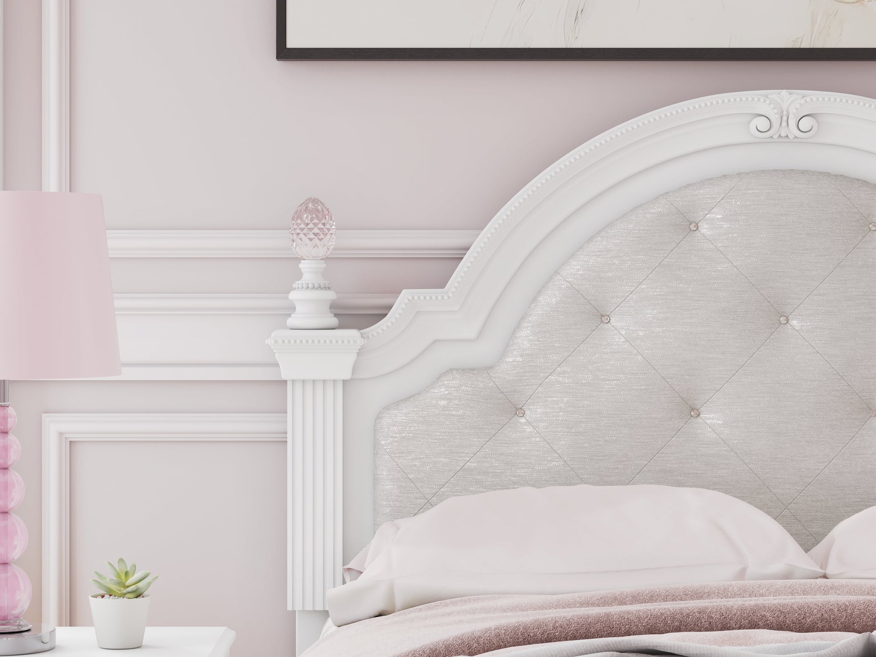 Kozlani White Full Upholstered Panel Storage Bed (Online Special Price) - Ornate Home