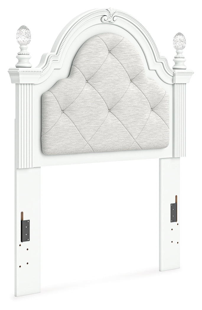 Kozlani White Twin UPH Panel Headboard (Online Special Price) - Ornate Home