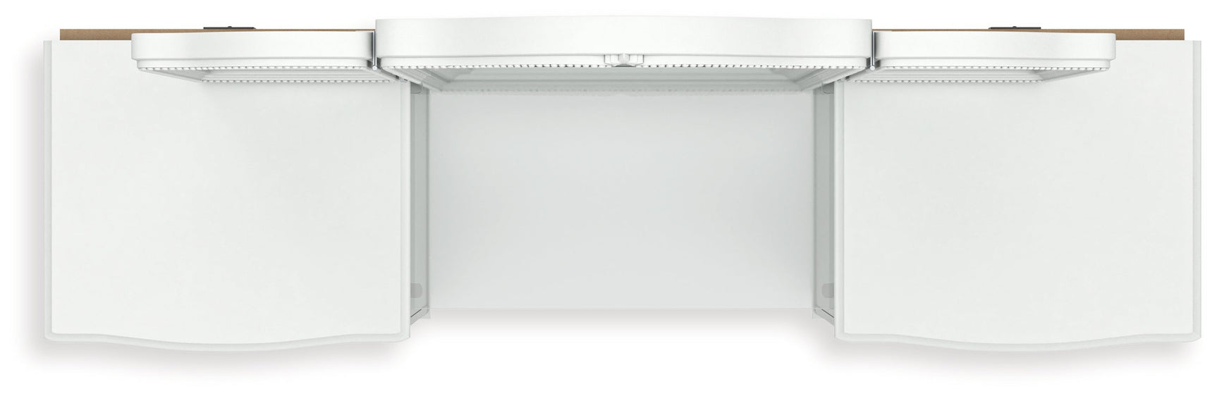 Kozlani White Vanity with Mirror (Online Special Price) - Ornate Home