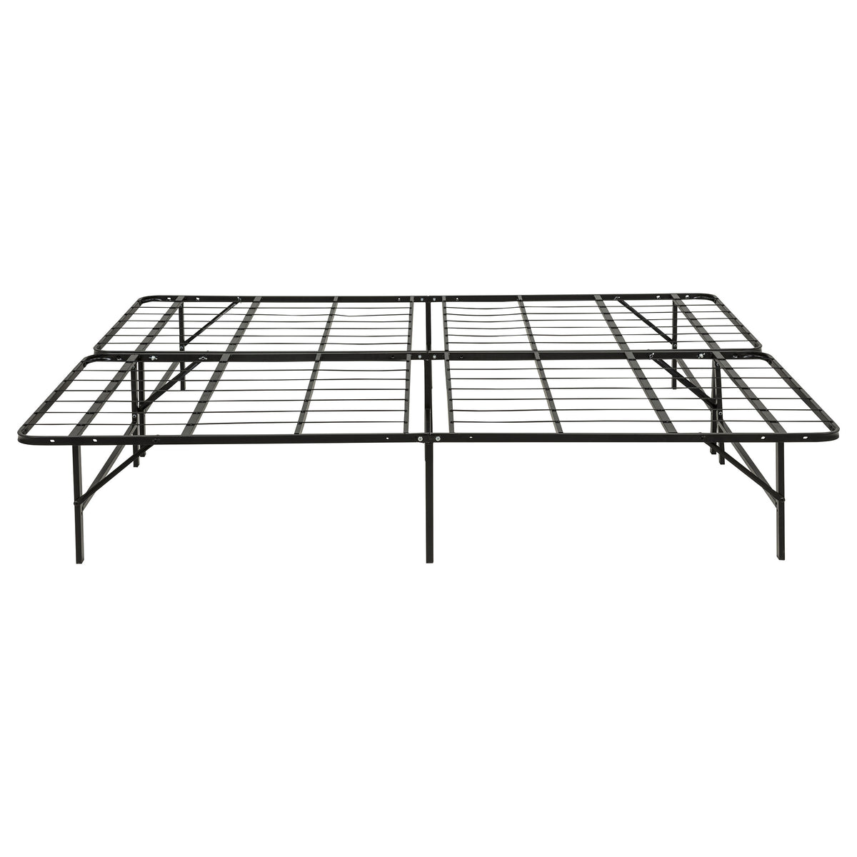 Kramer Black California King Folding Metal Bed Frame - Ornate Home