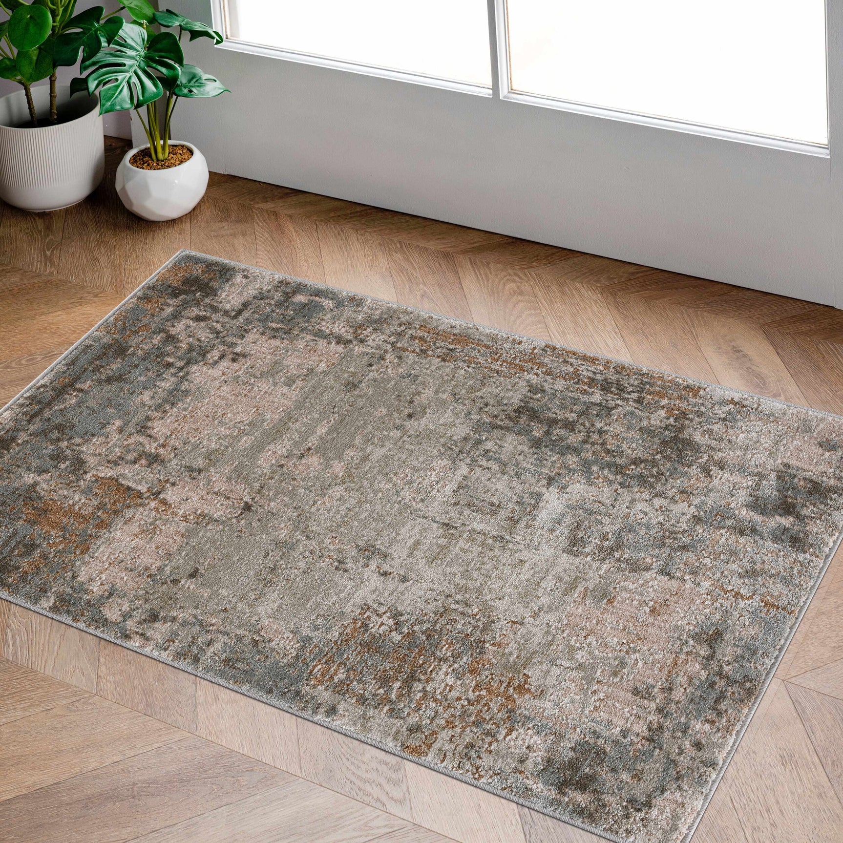 Kress Thick Luxe Abstract Rug - Ornate Home