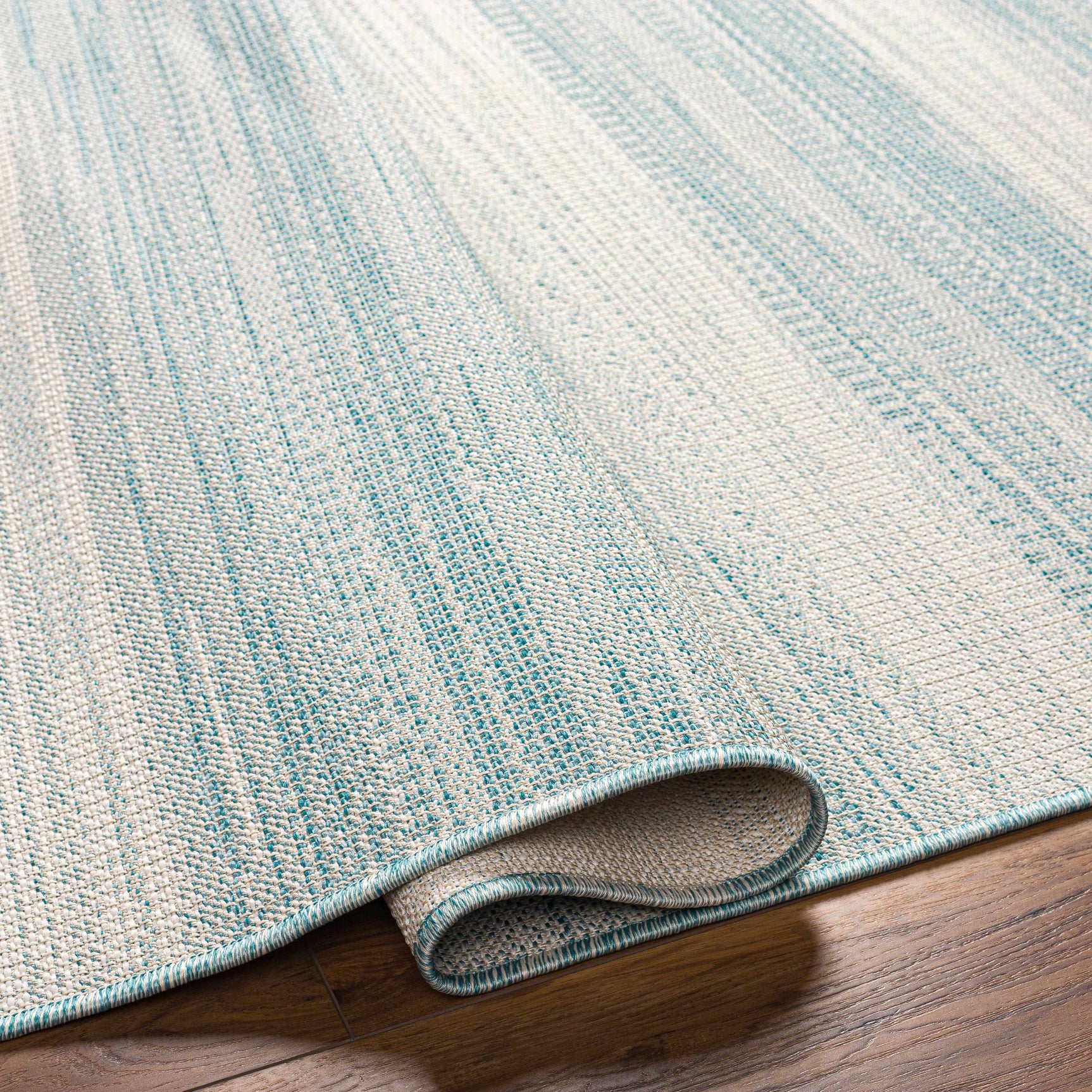 Kris Teal Outdoor Area Rug - Clearance - Ornate Home