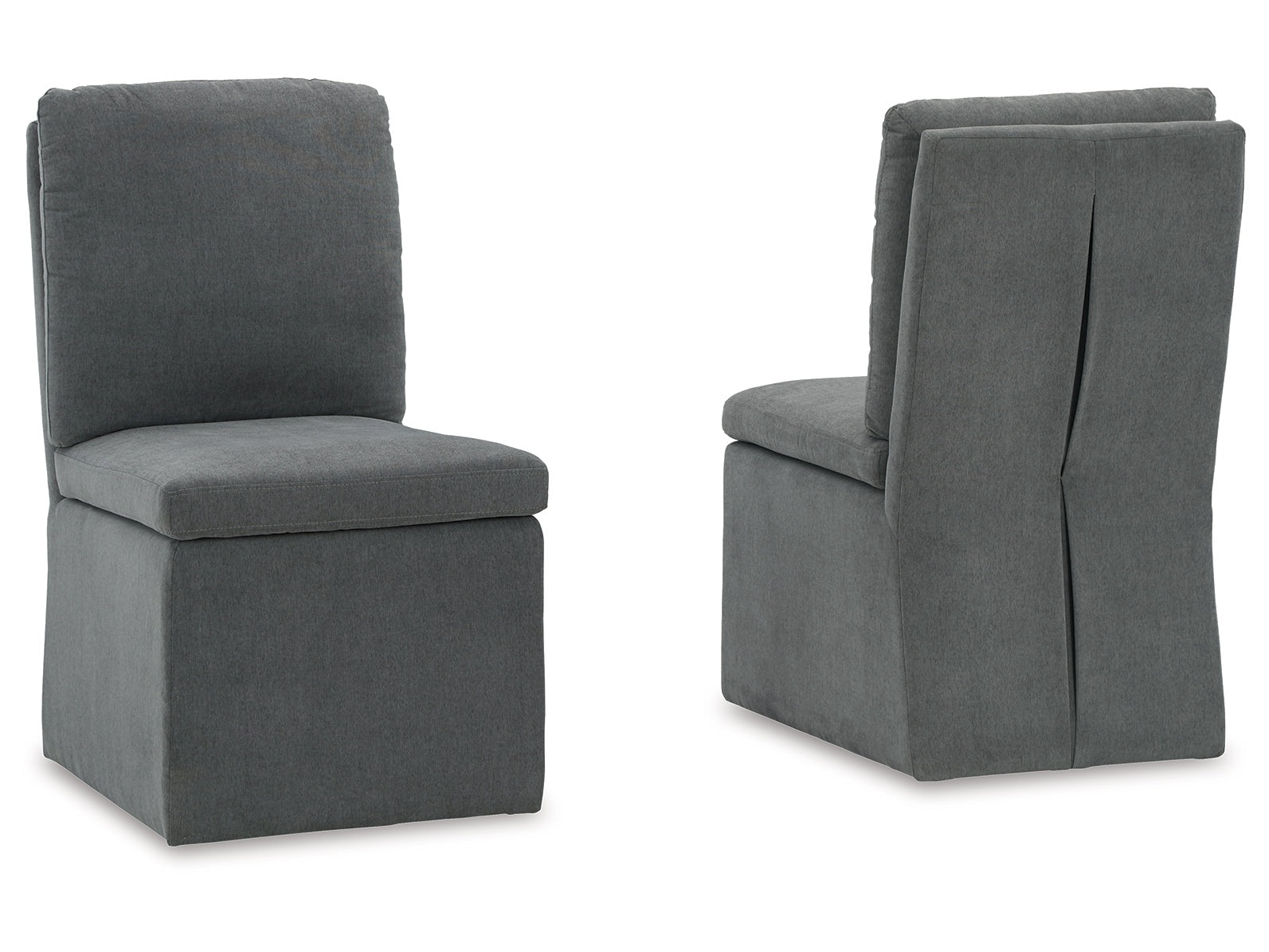 Krystanza Charcoal Dining Chair (Set of 2) - Ornate Home