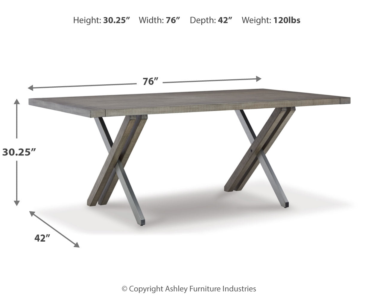 Krystanza Oatmeal Dining Table and 4 Chairs (Online Special Price) - Ornate Home