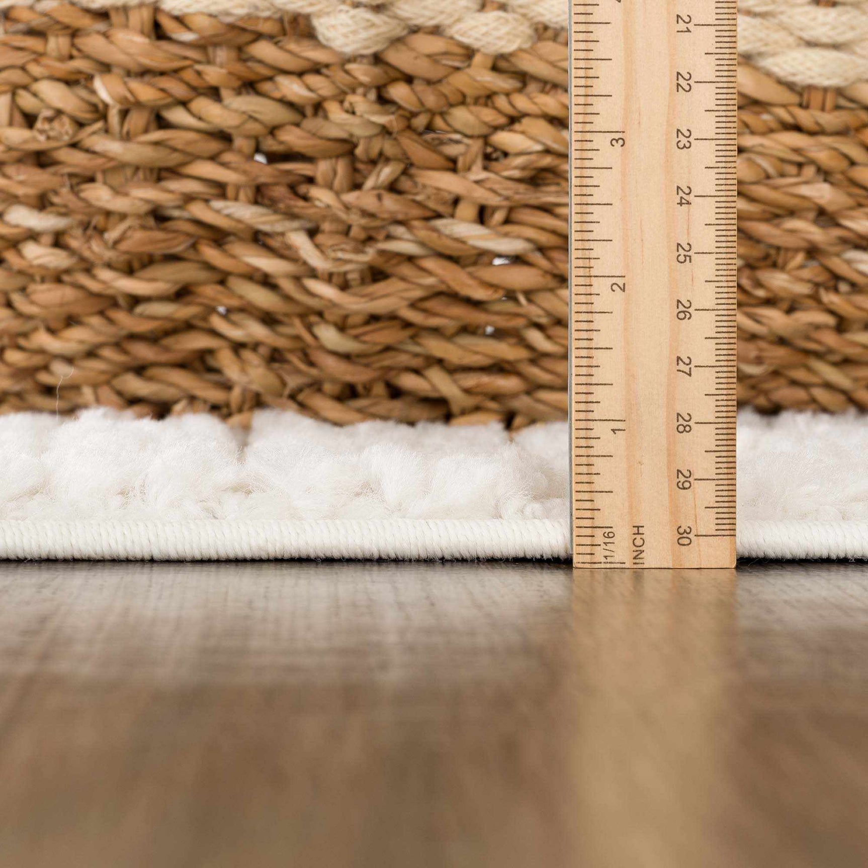 Kulu Textured Area Rug with Tassels - Ornate Home