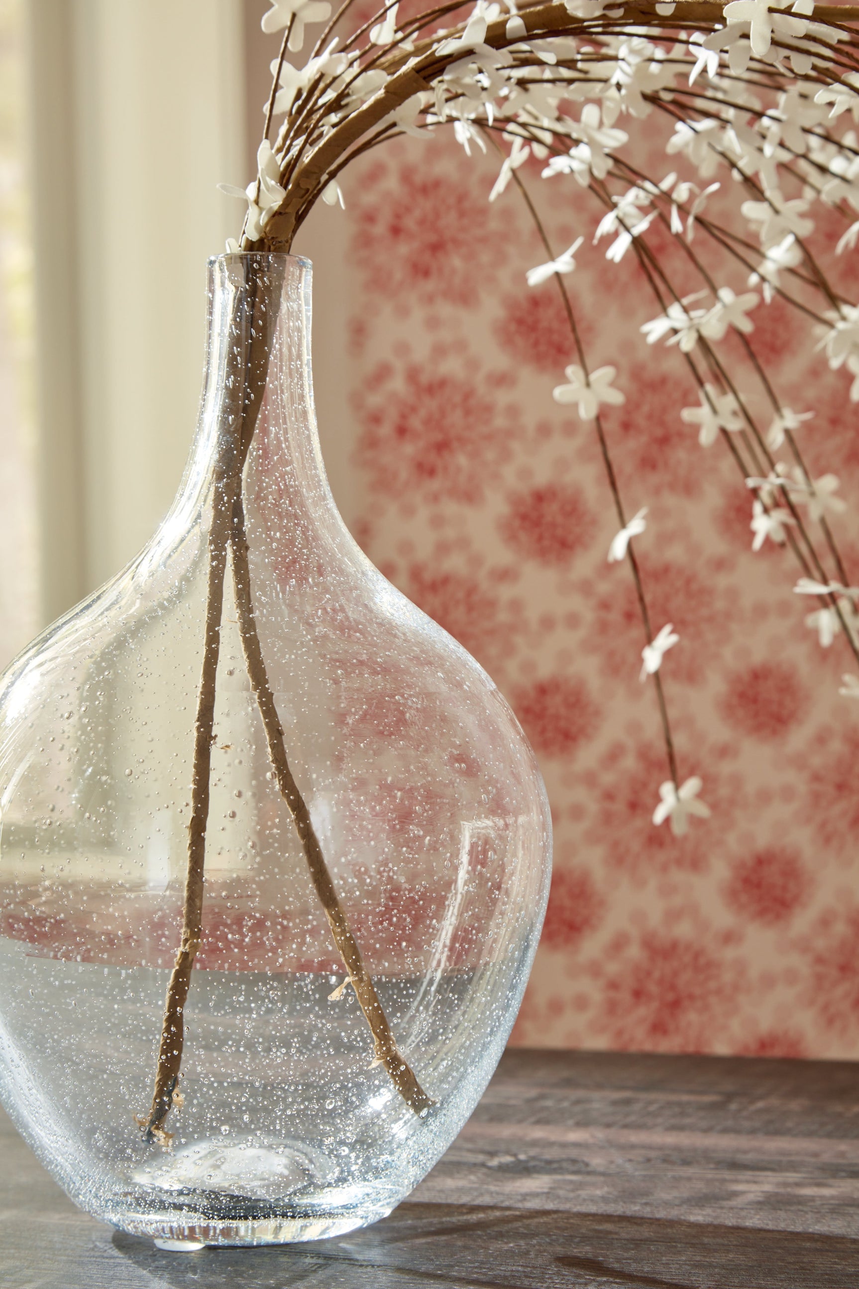 Kurthorne Clear Vase (10"H) - Ornate Home