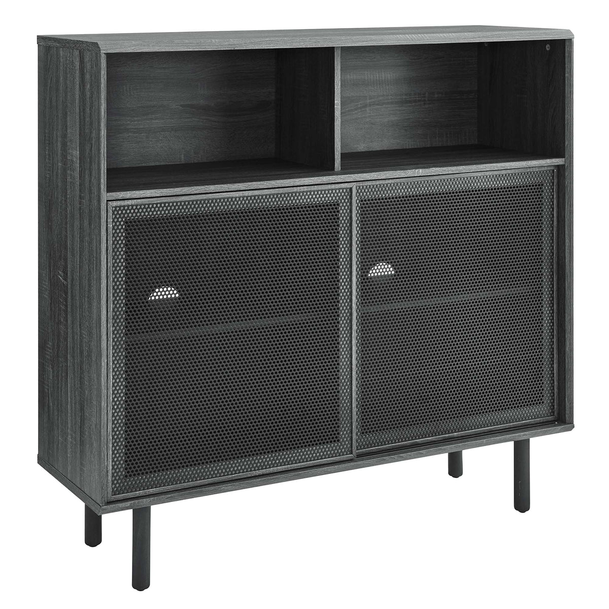 Kurtis Charcoal 47" Display Cabinet - Ornate Home