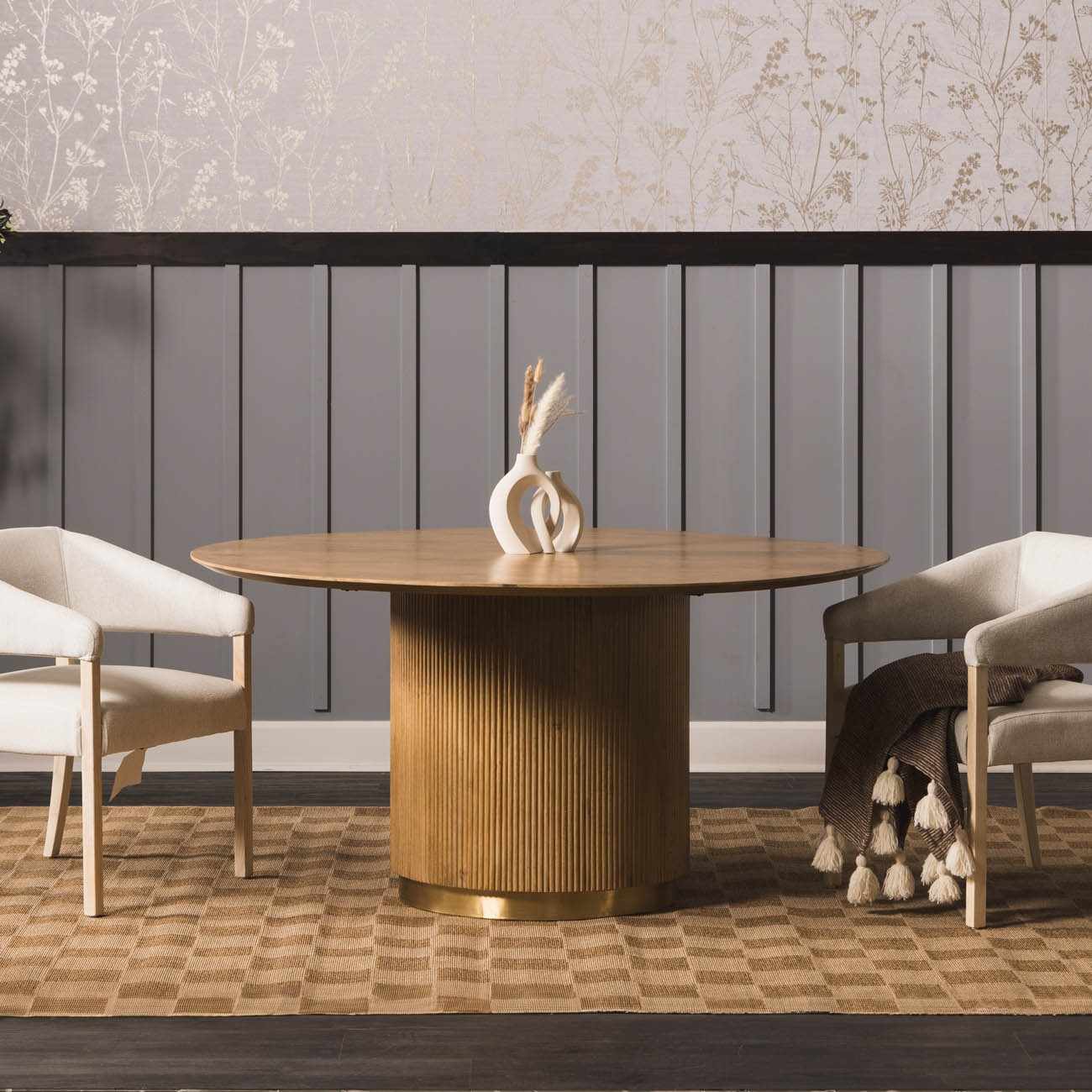 Kuval Checkered Brown Outdoor Rug - Ornate Home