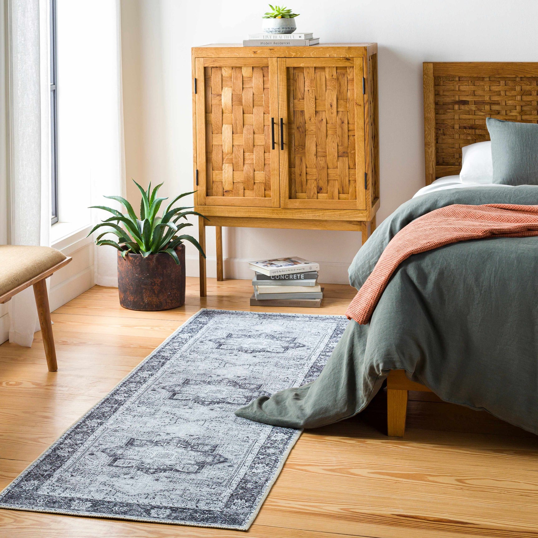 Kyan Washable Runner / Area Rug - Clearance - Ornate Home